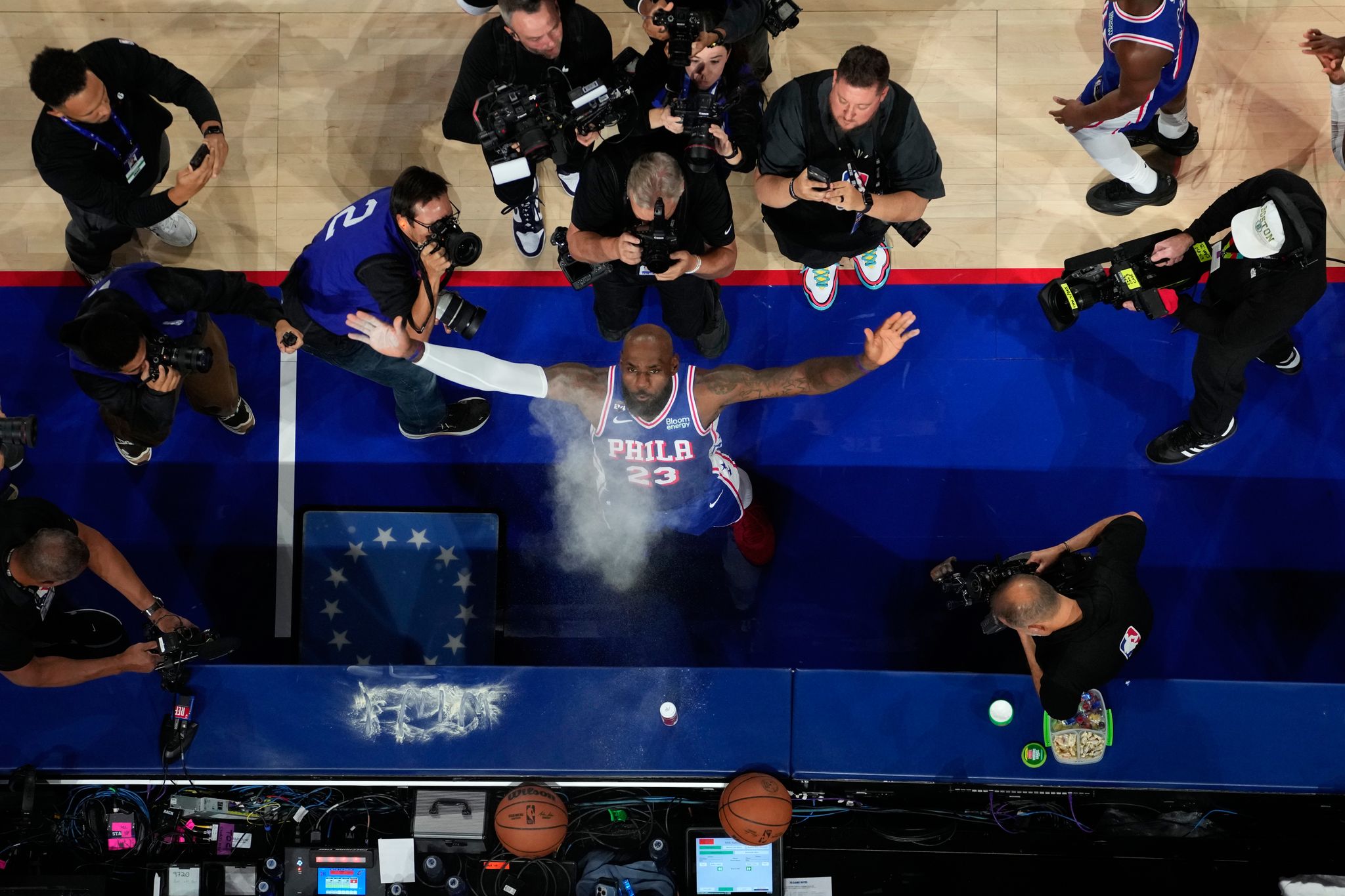 Address Point Properties Logo 76ers flash fight, star power, as Maxey, James, Embiid power back from ...