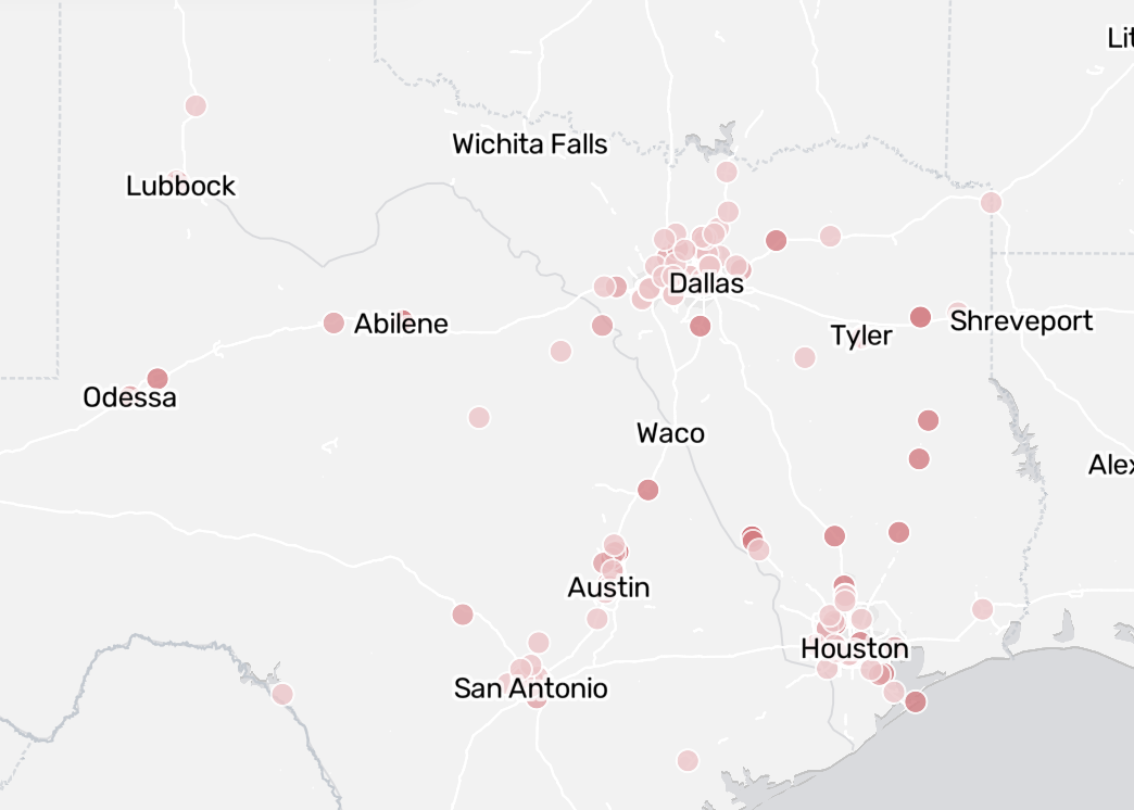 MAP: Search the Texas hospitals that reported surgical never events