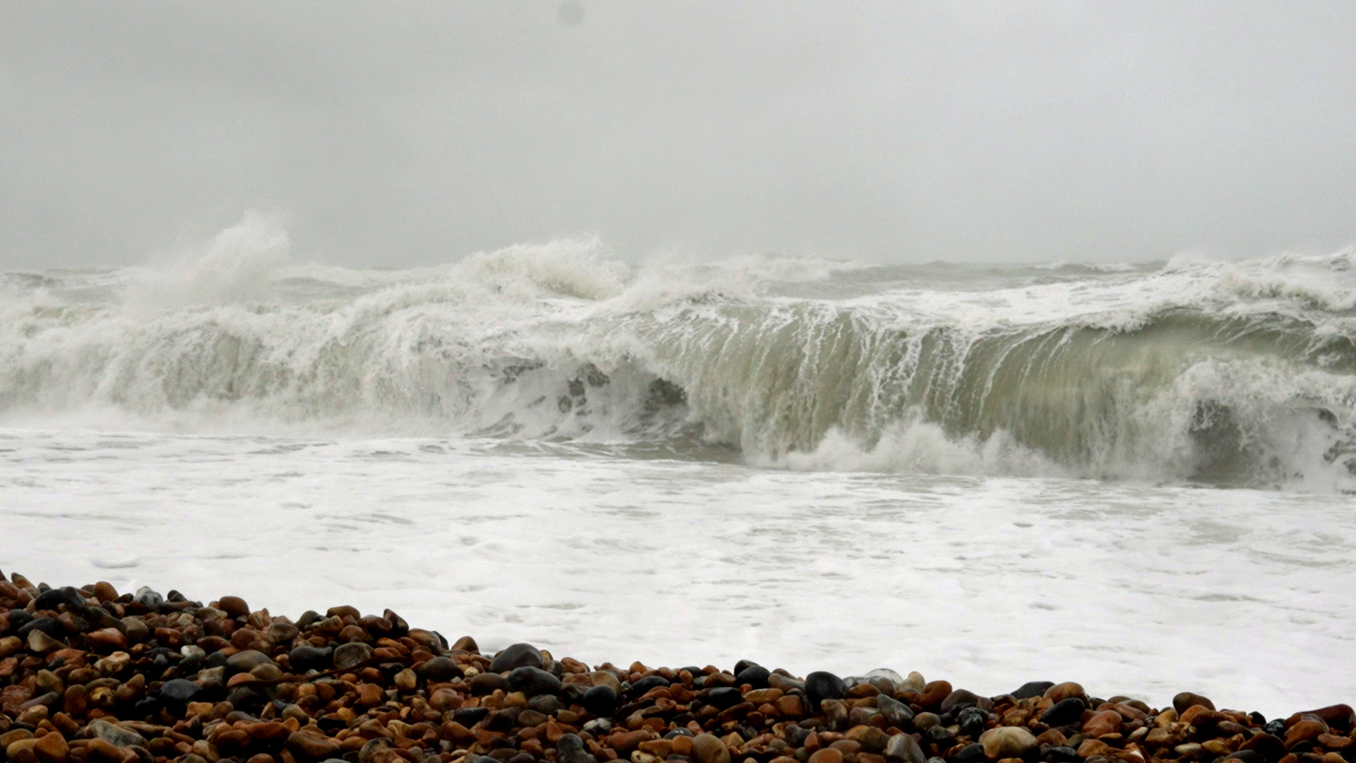 Pier Collapse Part of famous Brighton pier collapses as Atlantic storms sweep into ...
