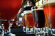 A variety of beers are lined up on the bar at the Stone Brewing World Bistro and Gardens in Escondido, Calif., Jan. 17, 2011.