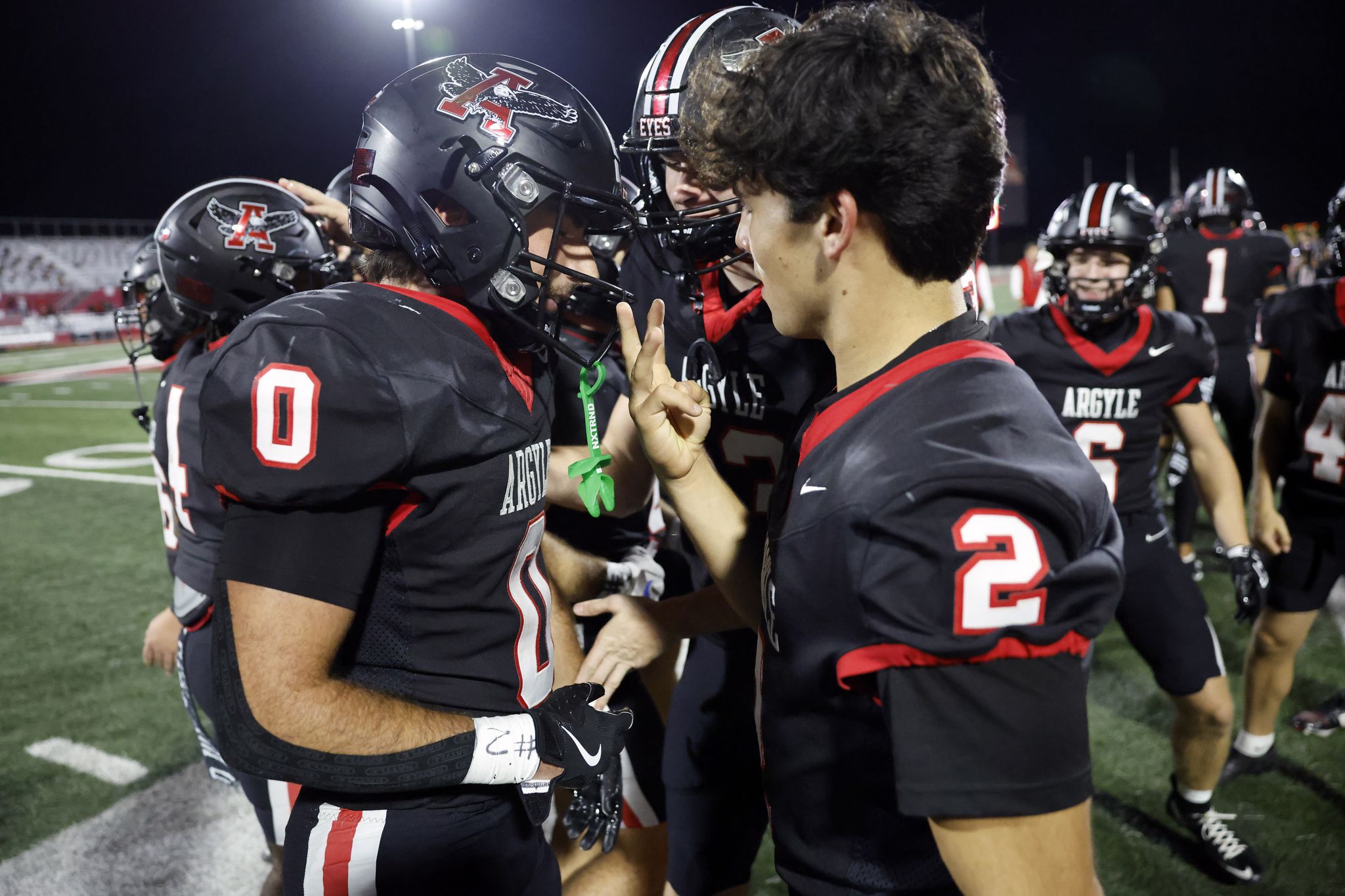 Argyle, without star quarterback, secures district title in win over Colleyville Heritage