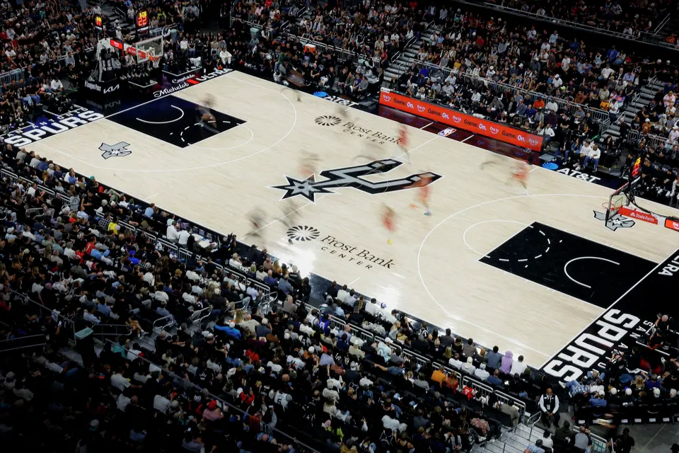 The San Antonio Spurs take on the Houston Rockets at Moody Center in Austin, Friday, Oct. 23, 2026.