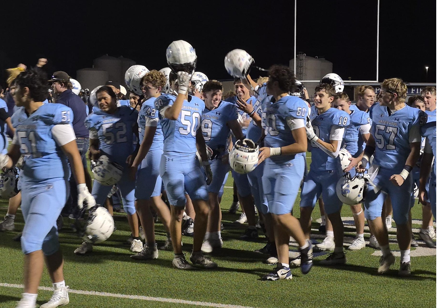 Greenwood rolls past Andrews in district opener