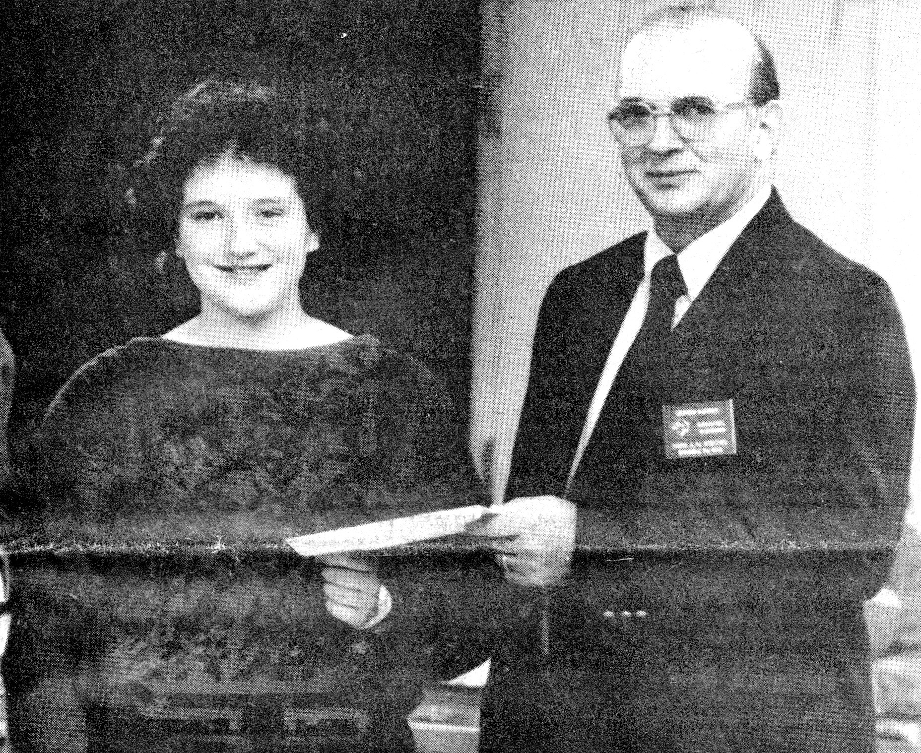Christina Hooghart won the annual countywide spelling bee in 1986 after correctly spelling pachyderm, rhetorical and pursuit in the final rounds. Hooghart won a $50 first-place award.