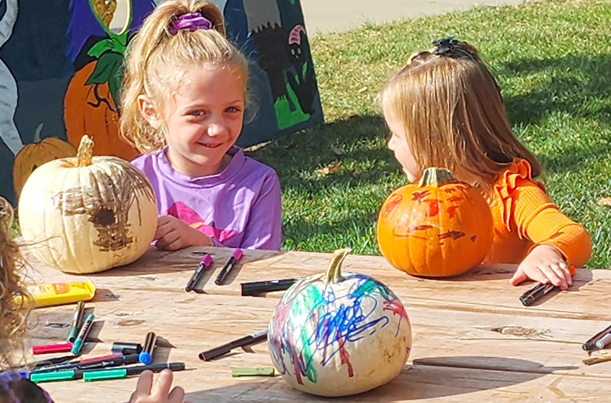 Photo: Pumpkin painters