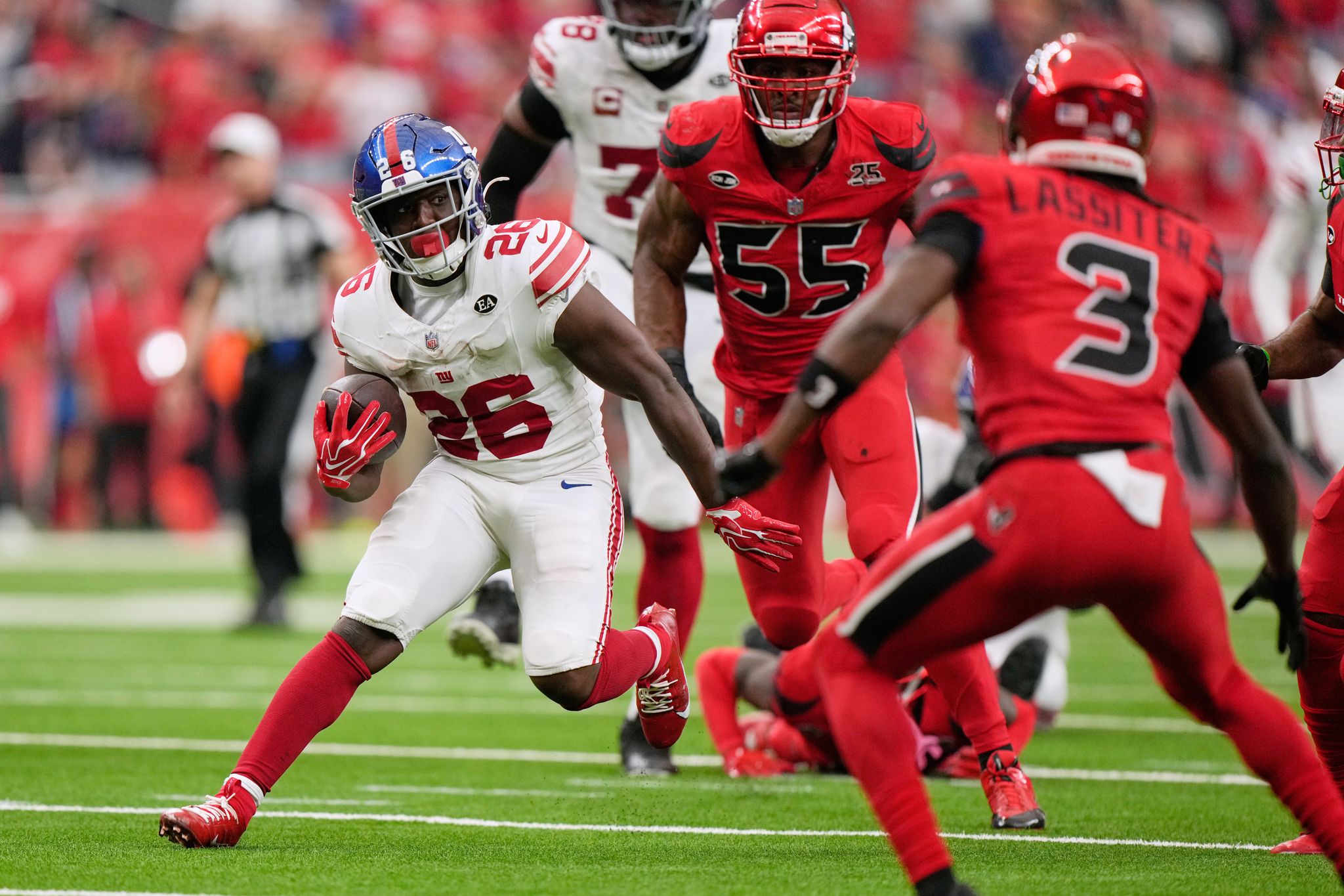 The Texans struggle defensively again in 27-21 overtime loss to Giants By KRISTIE RIEKEN , AP Sports Writer Oct 25, 2026