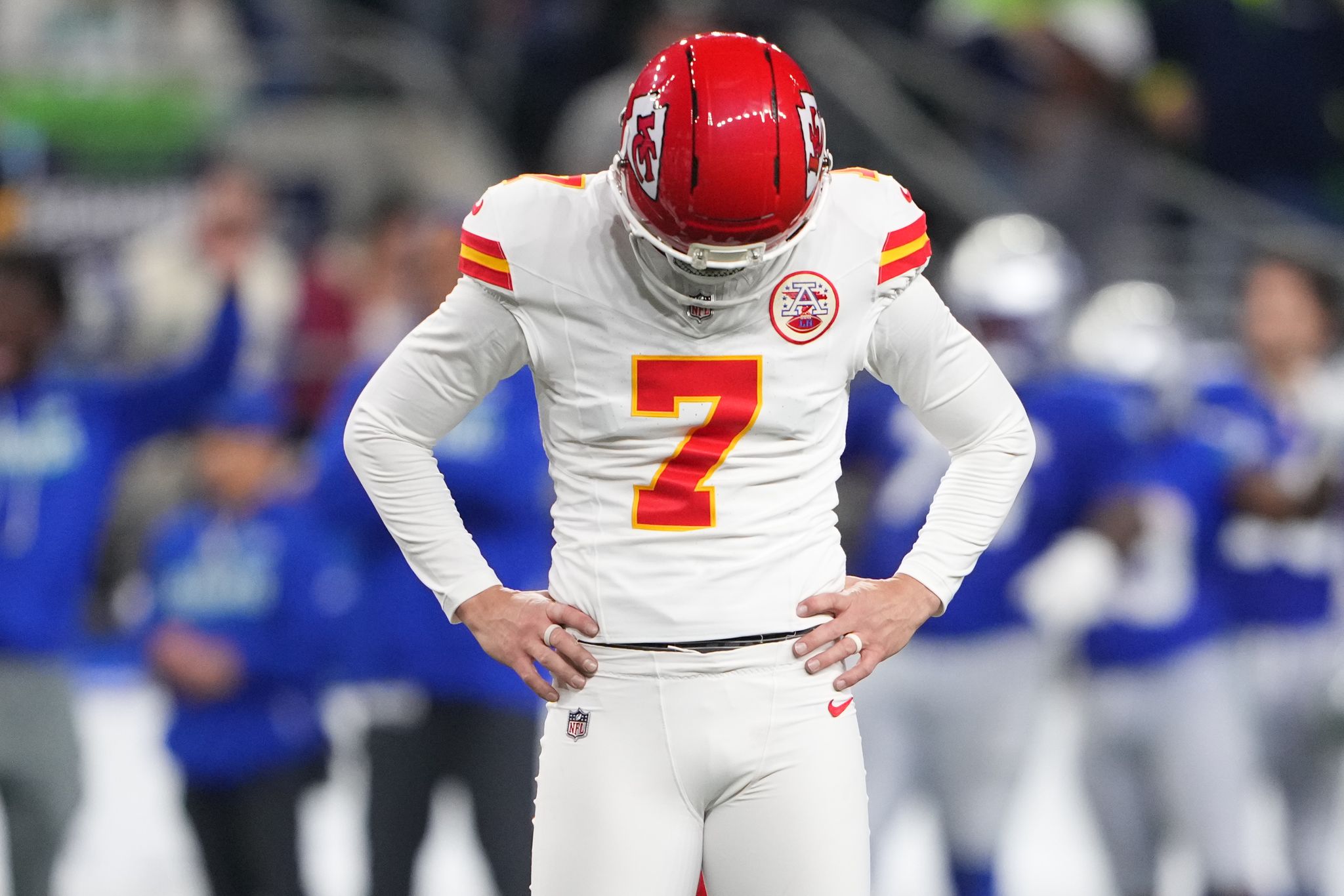 Chiefs coach: Harrison Butker still the preferred kicker as Justin ...
