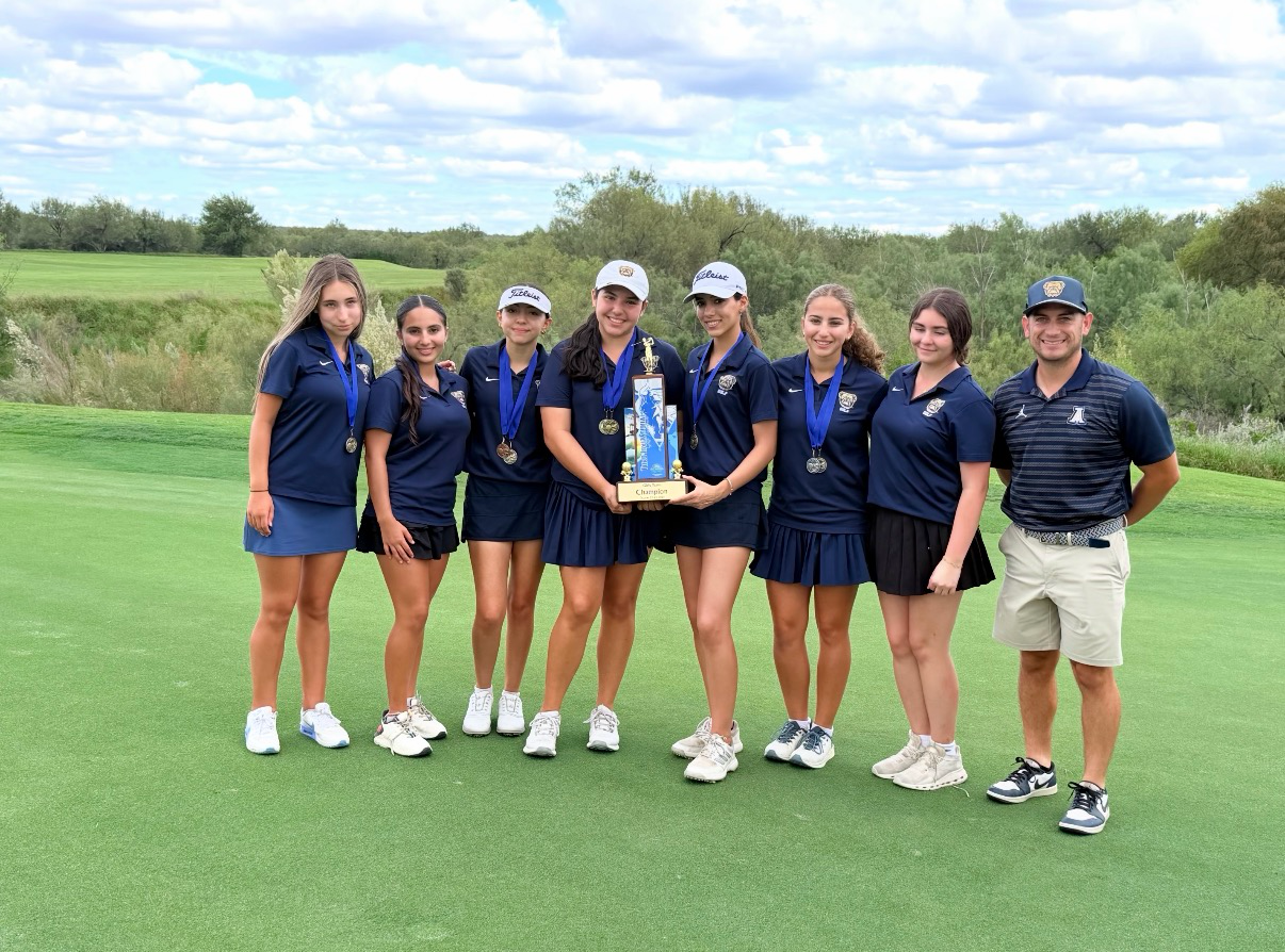 Alexander’s boys and girls golf teams repeated as team champions at the Cigarroa Invitational, led by top-six finishes from three Bulldogs and four Lady Bulldogs.