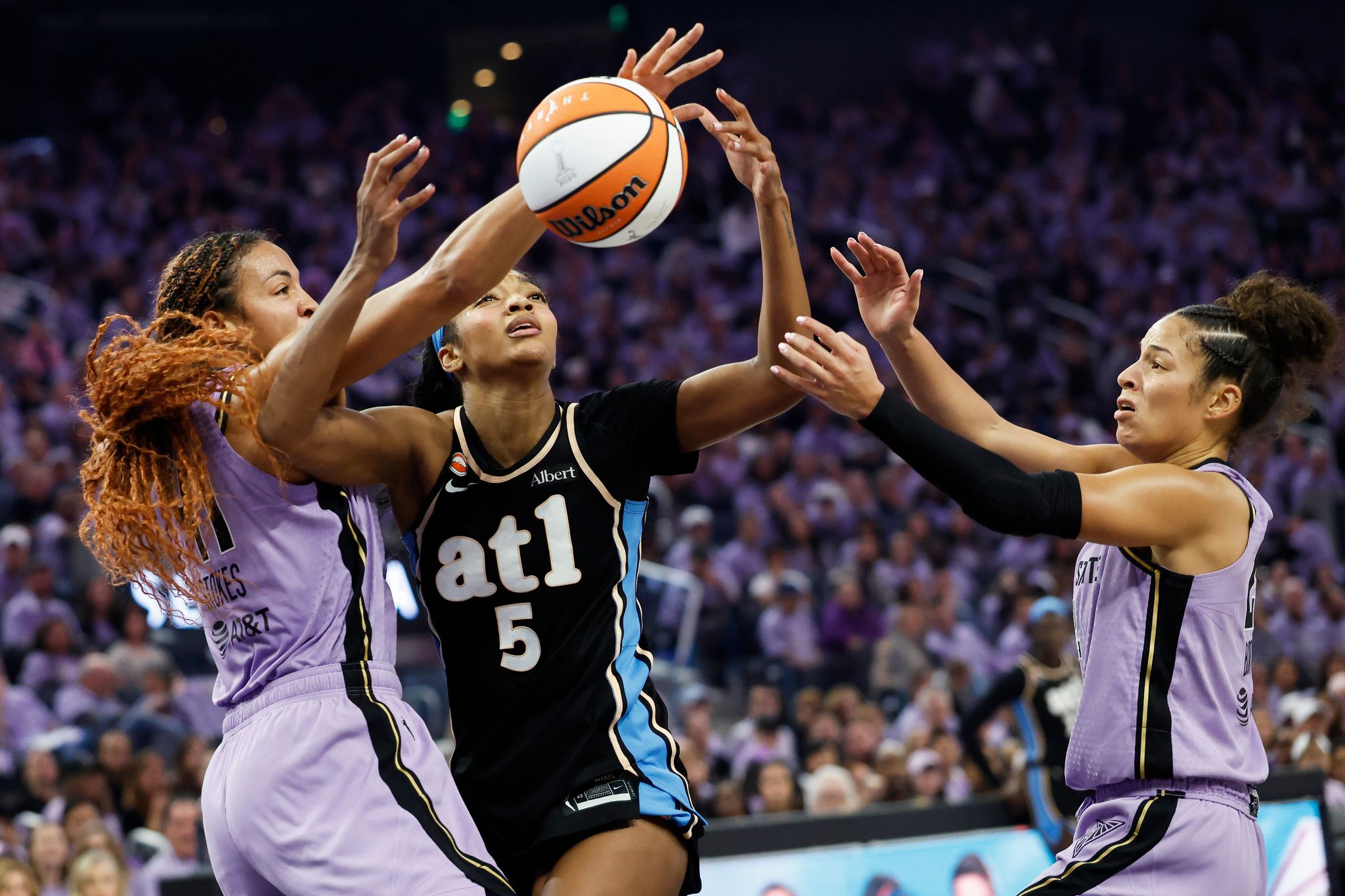 Dream star Angel Reese, coach Karl Smesko frustrated with fouling by ...
