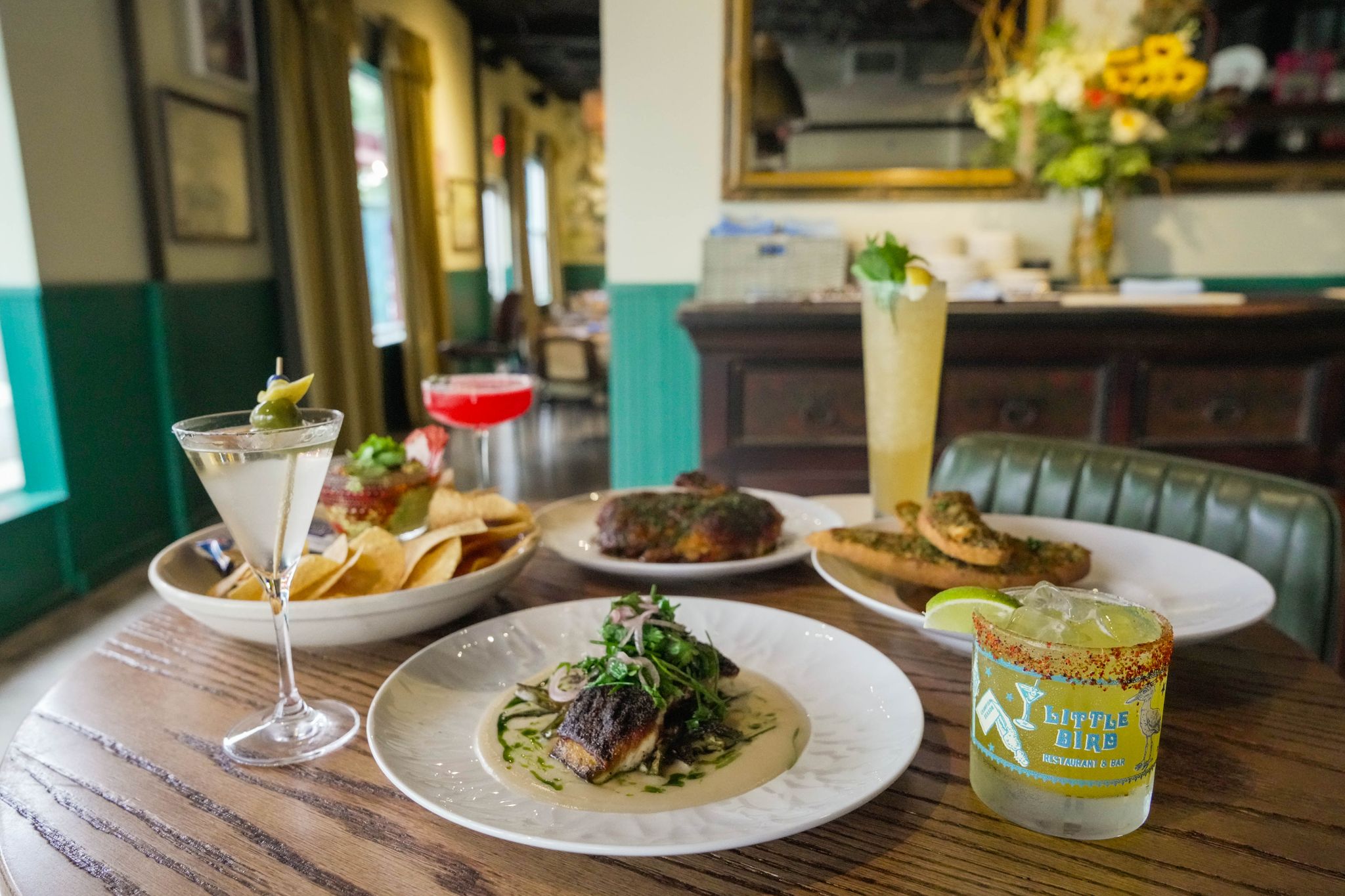 Chef Graham Laborde opens Little Bird in the Heights, serving Gulf Coast seafood, Creole dishes and New Orleans-inspired cocktails.