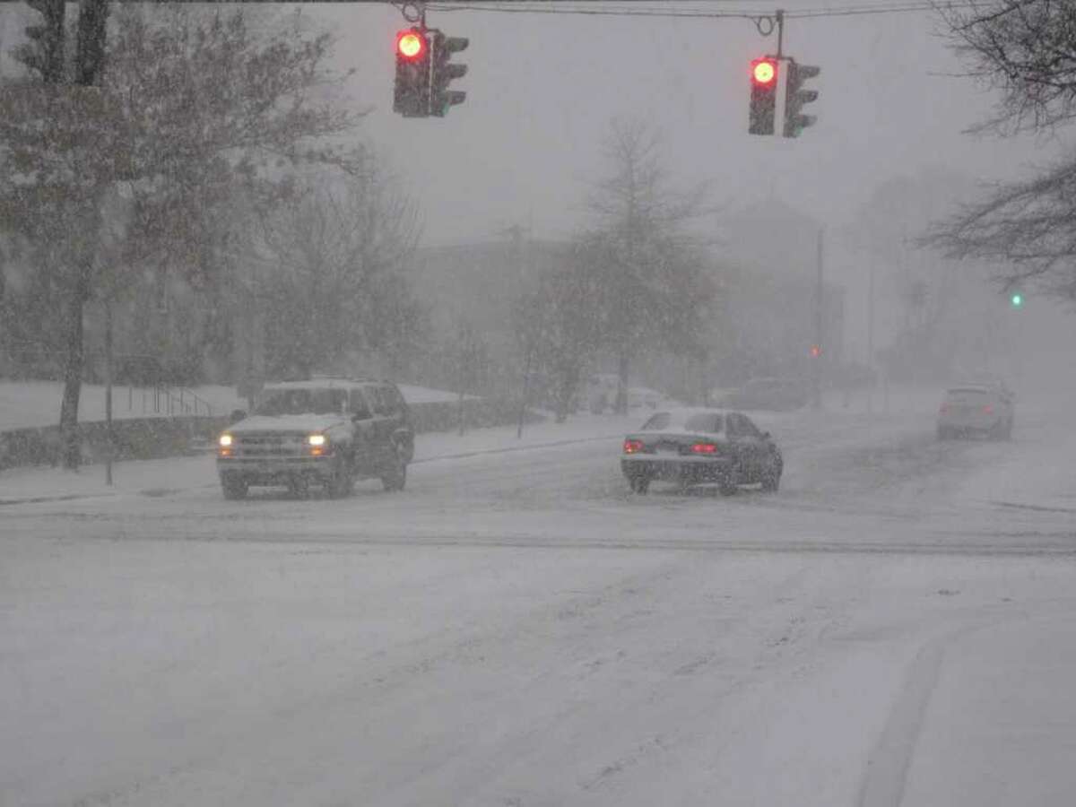 Near-blizzard conditions cripple Greater Danbury area