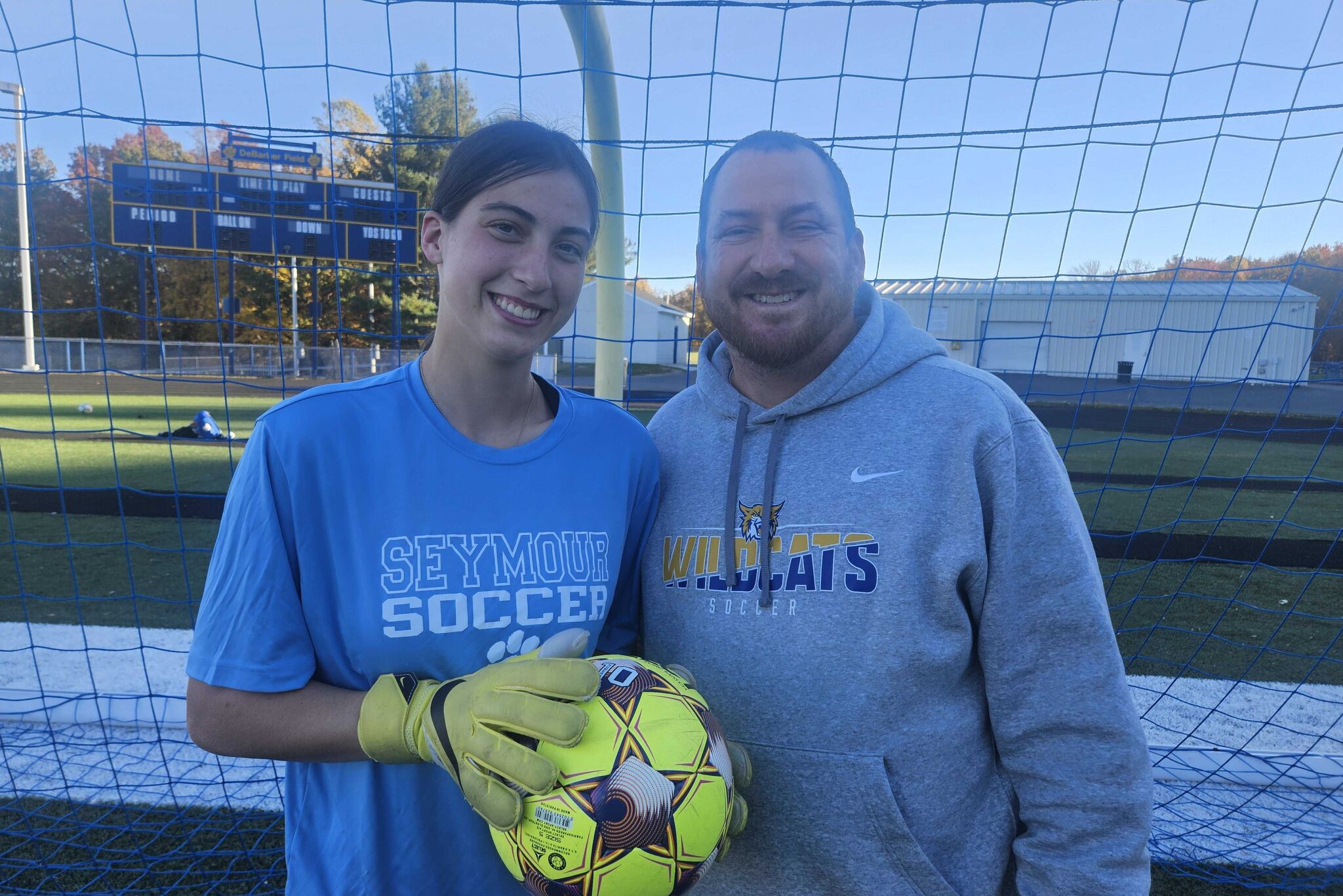 Seymour soccer senior Mia Cunningham is finishing four years with her dad as coach