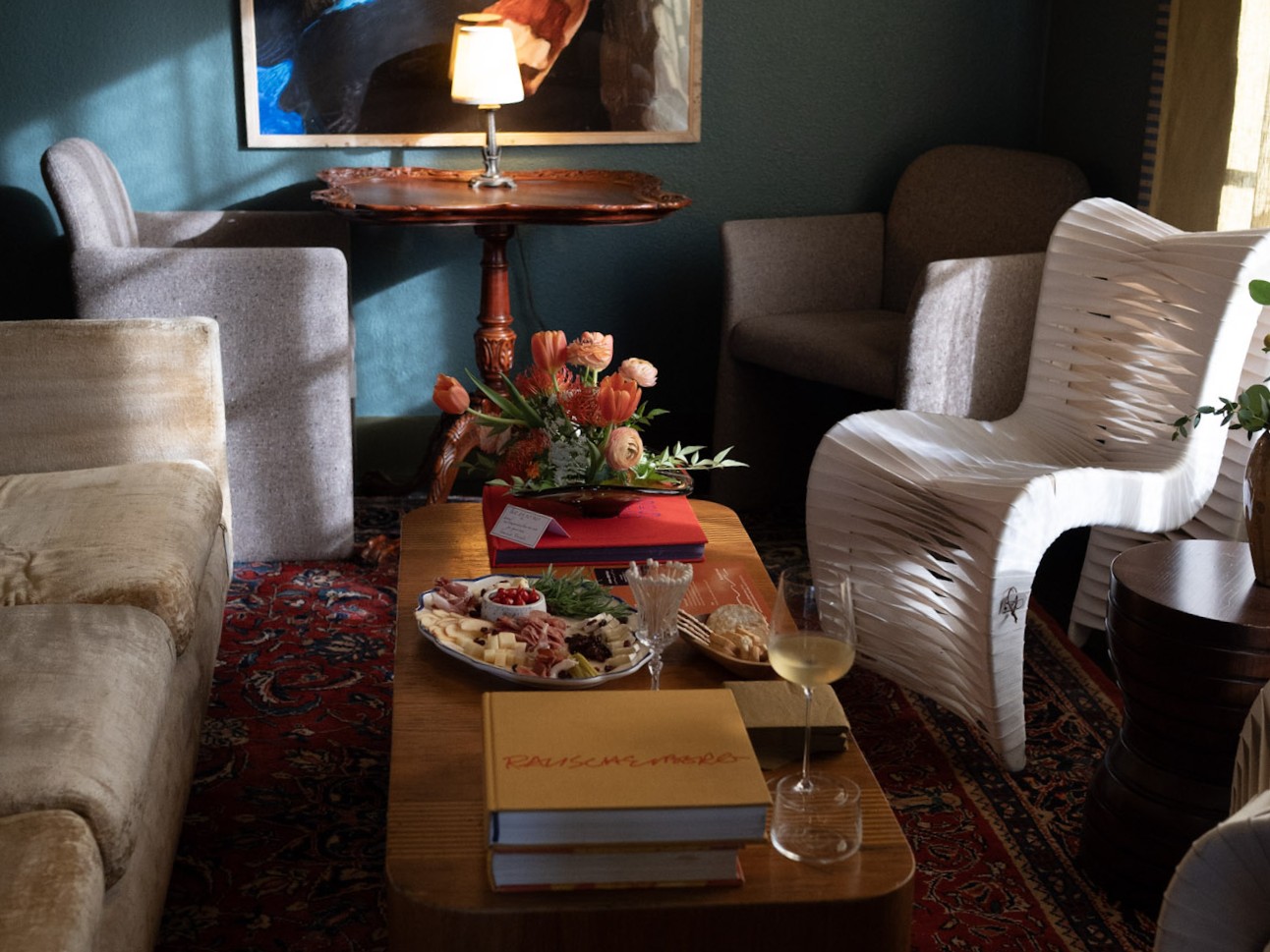 Vintage Wine Bar pairs a curated wine list with vintage finds