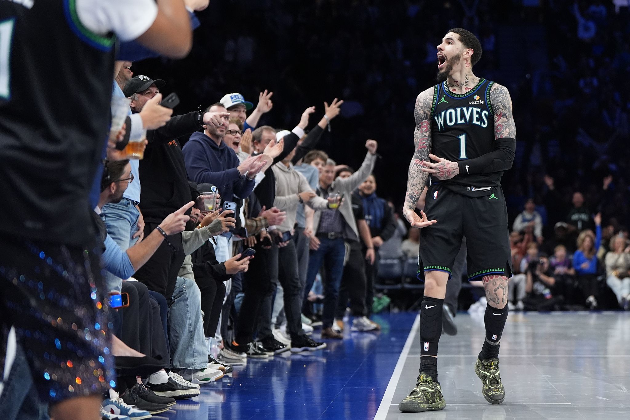 Timberwolves Rout Clippers 127-101 Behind Ball and McDaniels