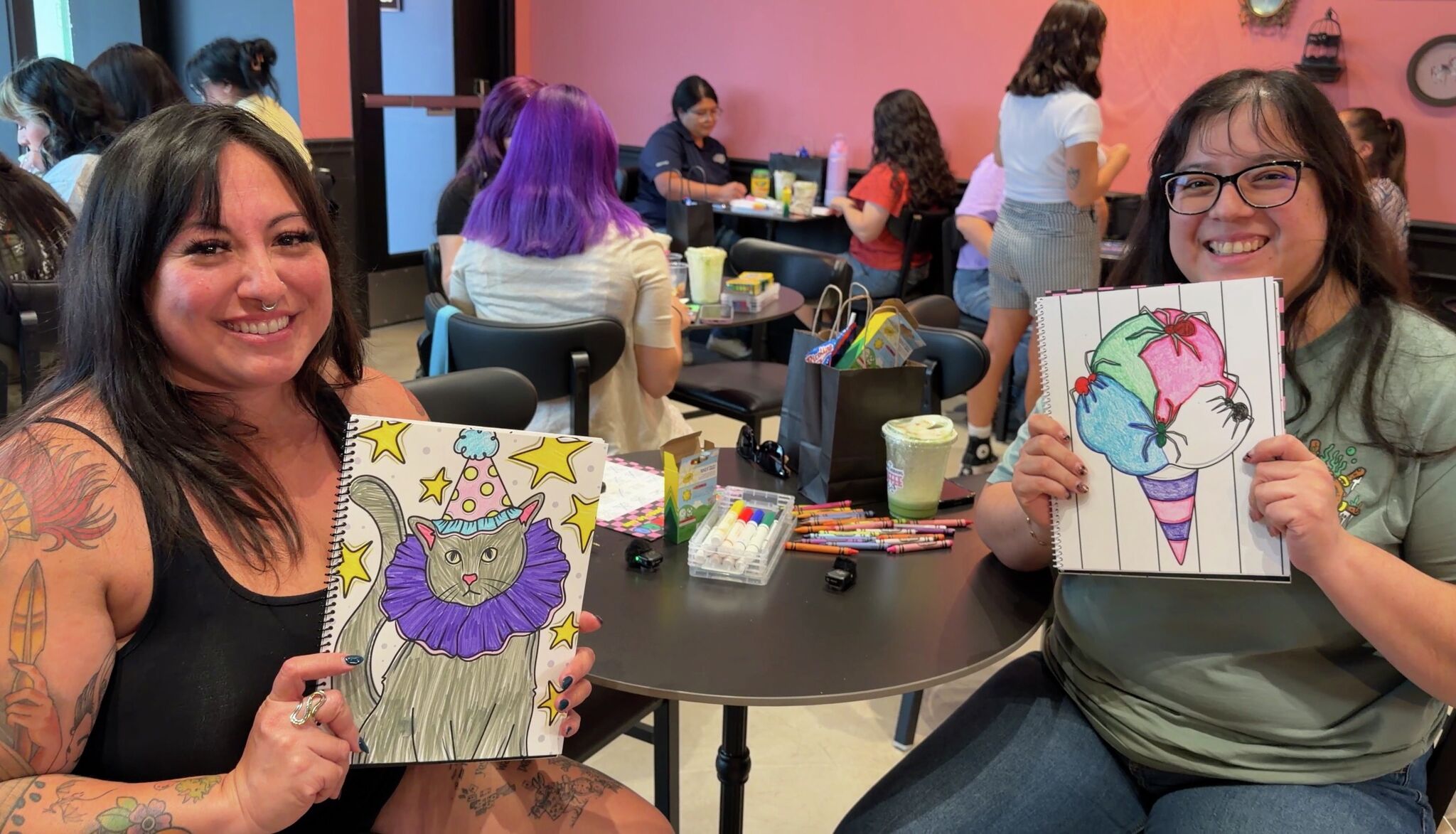 San Antonio Coloring Club brings strangers together, one page at a time