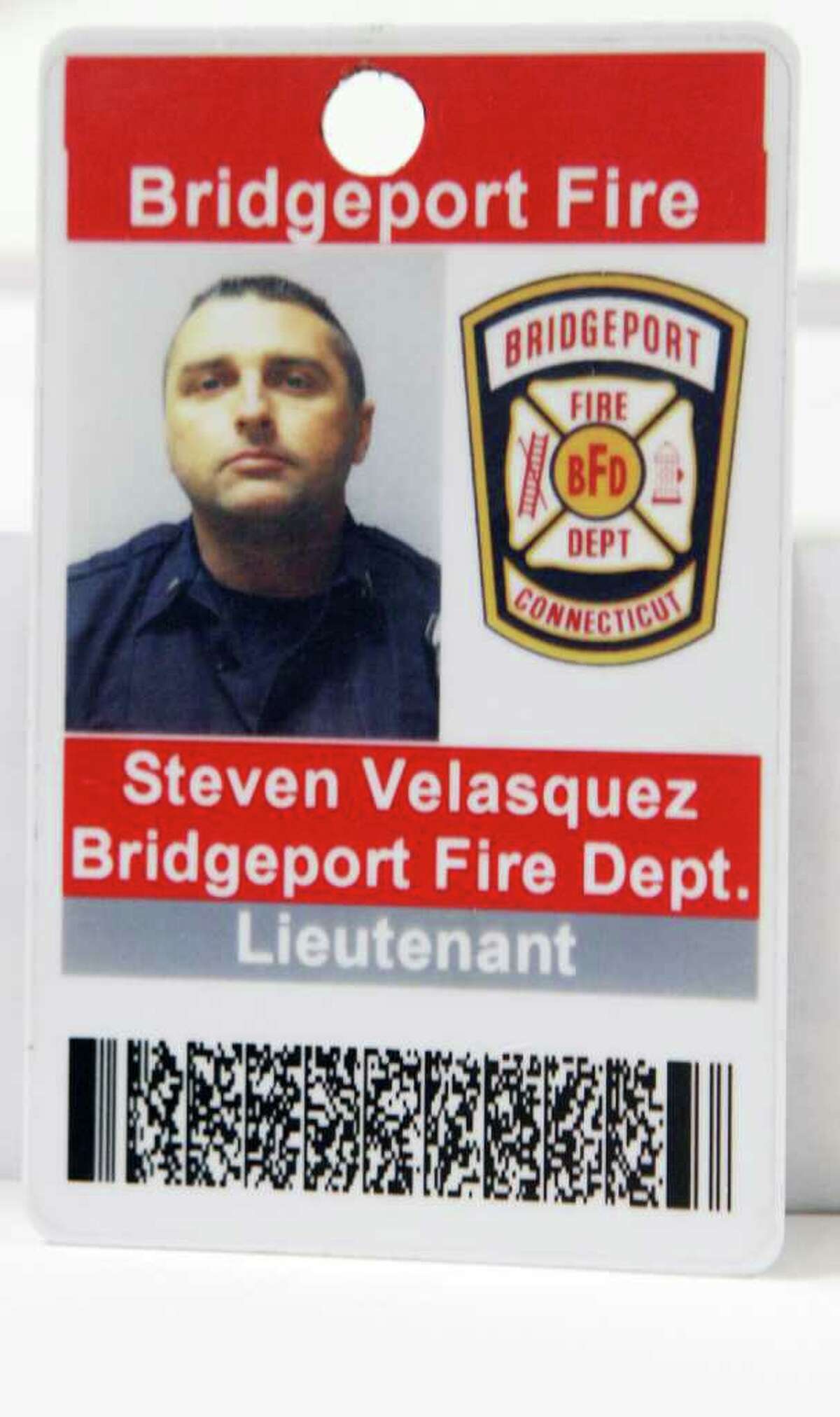 Bridgeport Lt. Steven Velasquez died while fighting a fire at 41 Elmwood Ave on Saturday, July 24, 2010. Michel Baik also died. They were found unconscious on the third floor of a three story home and transported to hospitals, where they were pronounced dead.