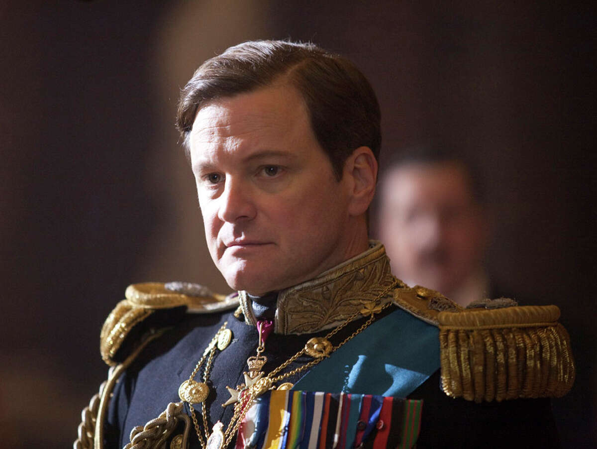 Colin Firth as King George VI in Tom Hooper's film THE KING'S SPEECH. (Laurie Sparham / The Weinstein Company)