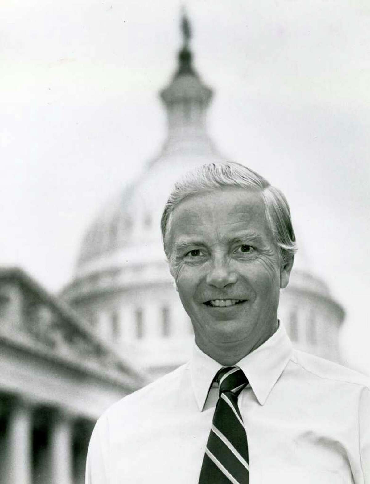 Congressman William Ratchford photographed in Washington in April 1979. Photo taken by News-Times photographer Stephen Szurlej.