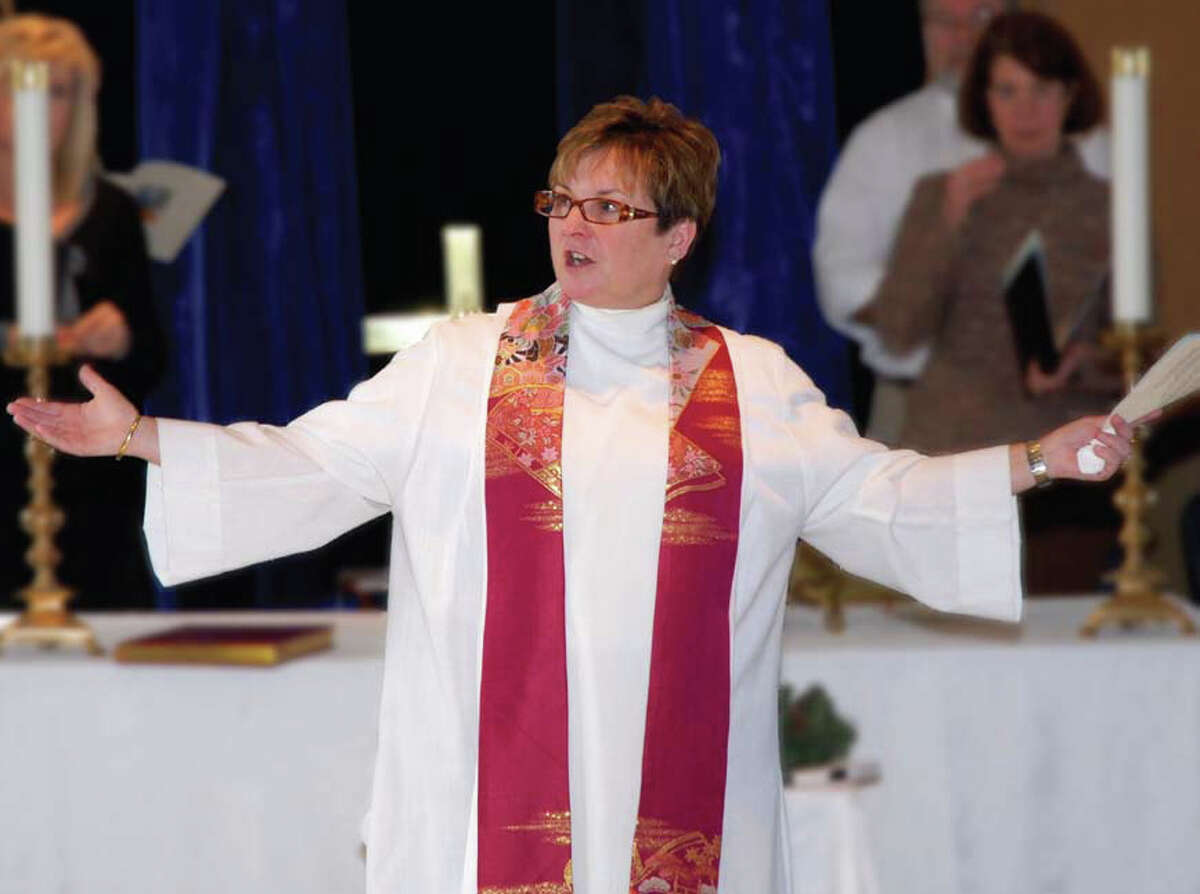The Rev. Judith Rhodes will be the first woman to be rector of St. Paul's Episcopal Church in Fairfield. She will be formally installed during ceremonies Saturday.