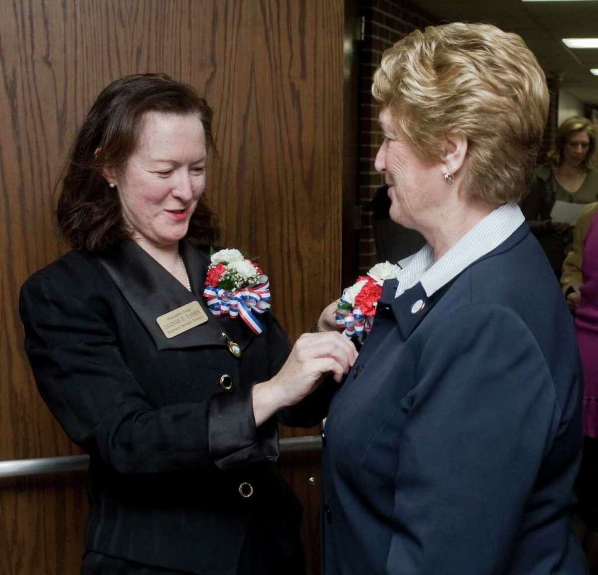 Danbury Probate Judge Dianne Yamin sworn in Monday by Gov. Rell