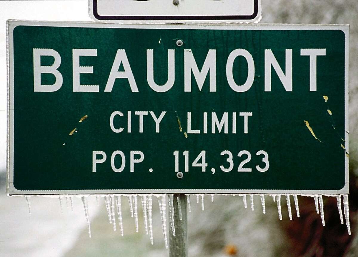 The January, 1997 ice storm in Southeast Texas left icicles in unlikely places. Enterprise file photo