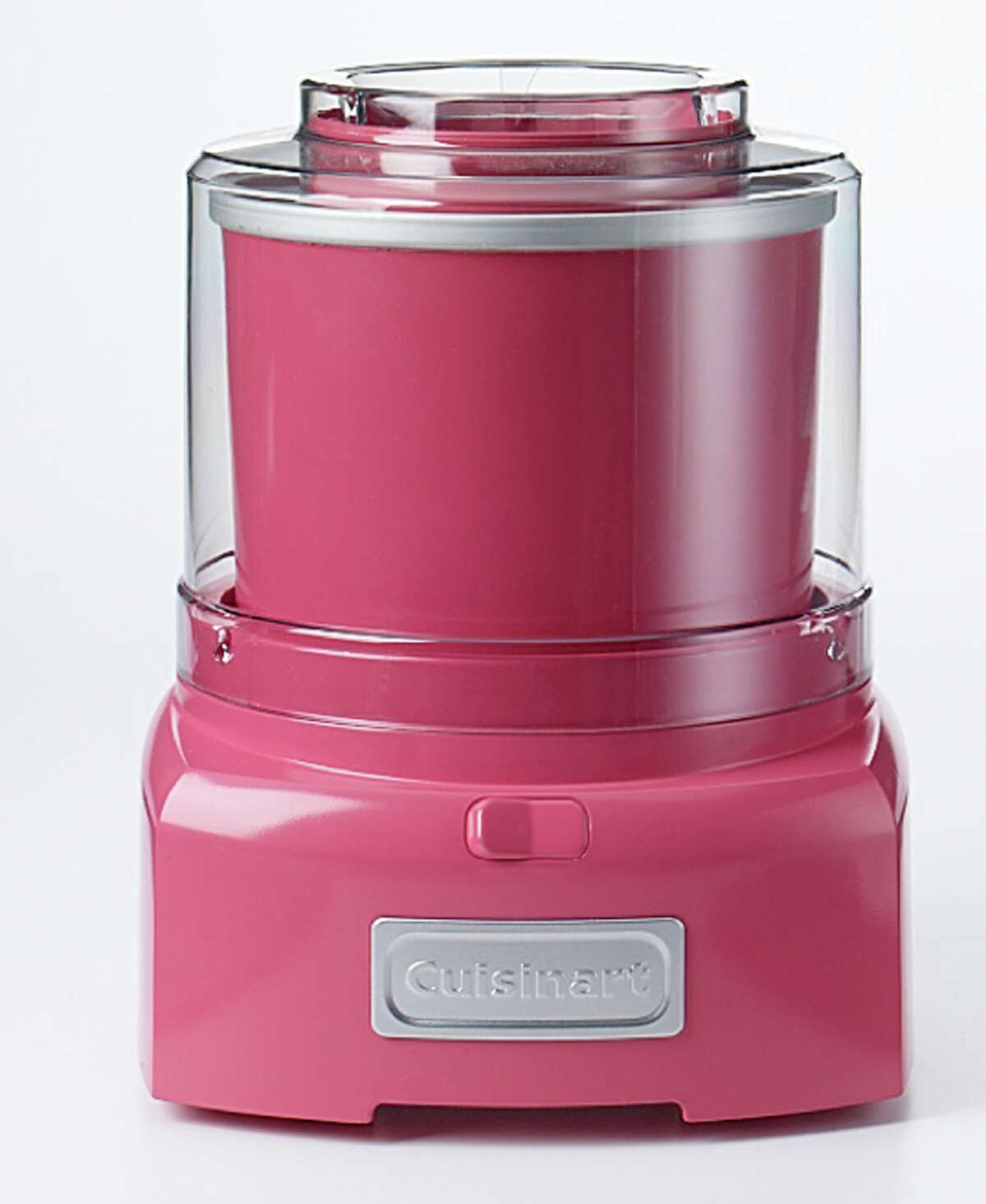 This product image courtesy of Cuisinart shows the Cuisinart Frozen Yogurt, Ice Cream & Sorbet Maker in honeysuckle. When the calendar flips to 2011, it'll be time to take charge _ and you'll be doing it in style in a bright red-pink hue, according to one leading color authority. The shade, dubbed "honeysuckle," lights a fire to all your senses and revs you up, says Leatrice Eiseman, executive director of the Pantone Color Institute, the research arm of Pantone Inc., the company that largely sets color standards for the fashion and home industries. (AP Photo/Cuisinart) NO SALES