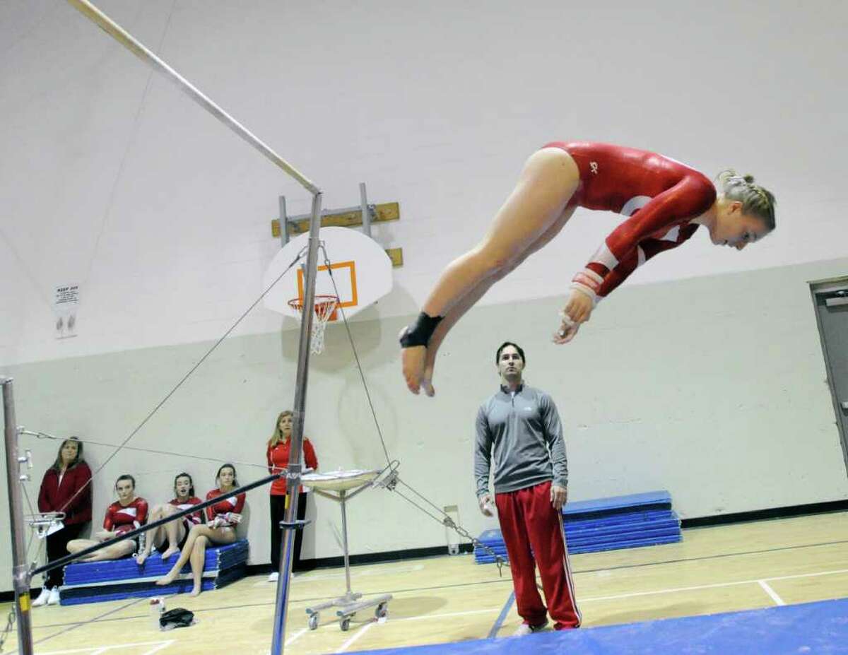 Greenwich gymnastics come up short in opener