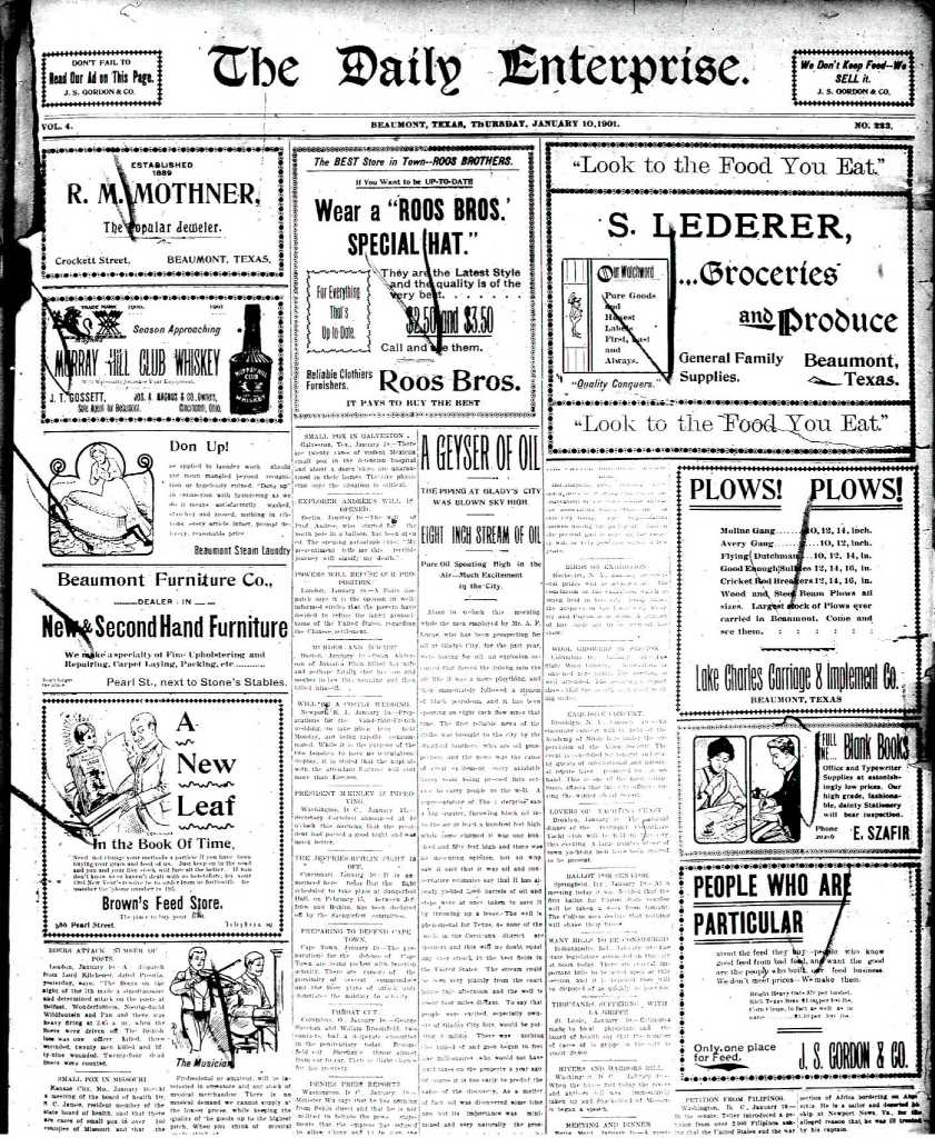 110th anniversary of Spindletop