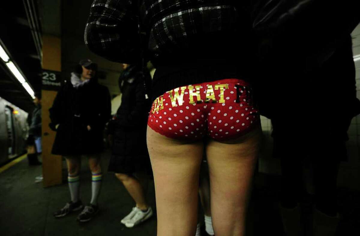 NYC's annual 'No Pants Subway Ride'