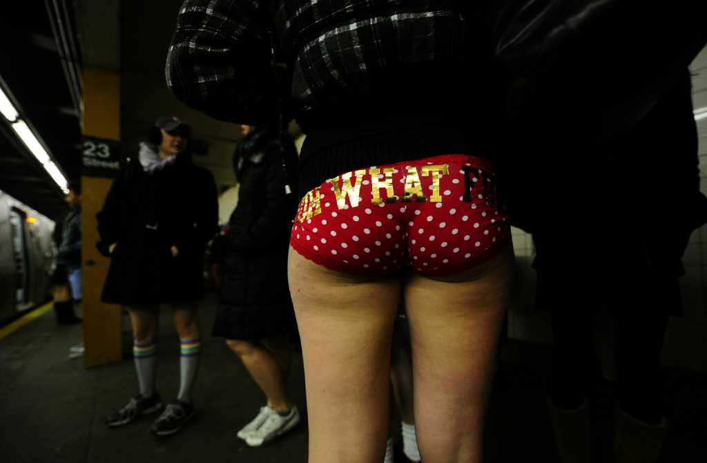 NYC's annual 'No Pants Subway Ride'