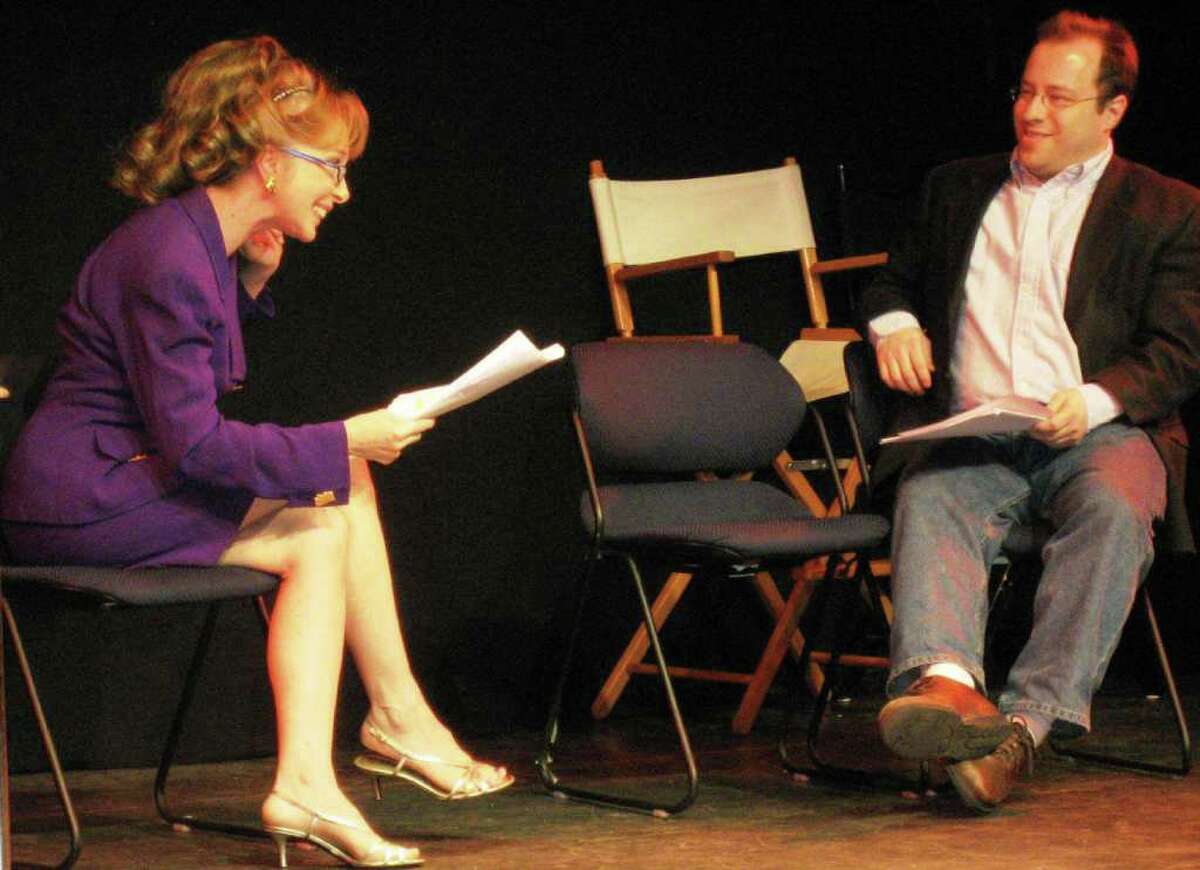 Sachi Parker and David Lapkin perform in a production of 'Brooklyn Boy.' This will be one of the featured plays when Play With Your Food launches its latest season at the Greenwich Arts Council. Readings will take place Jan. 19-20, beginning at noon.