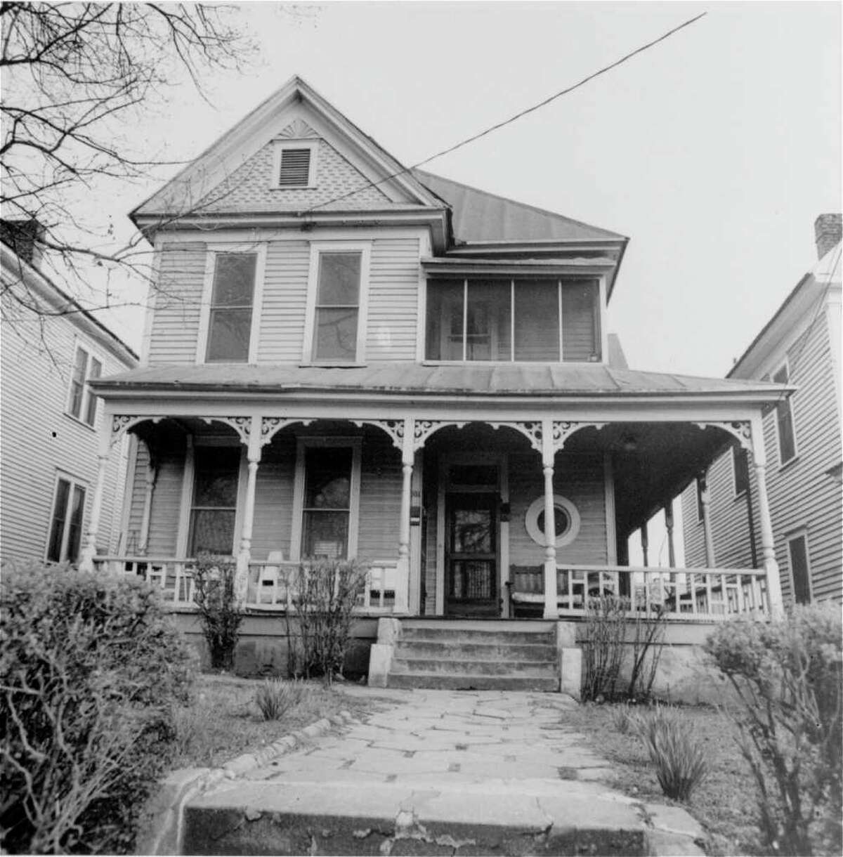 An undated picture of Dr. Martin Luther King, Jr.'s birthplace, 501 Auburn Avenue N.E., Atlanta, Ga. Dr. King was born here, January 15, 1929. (AP Photo)