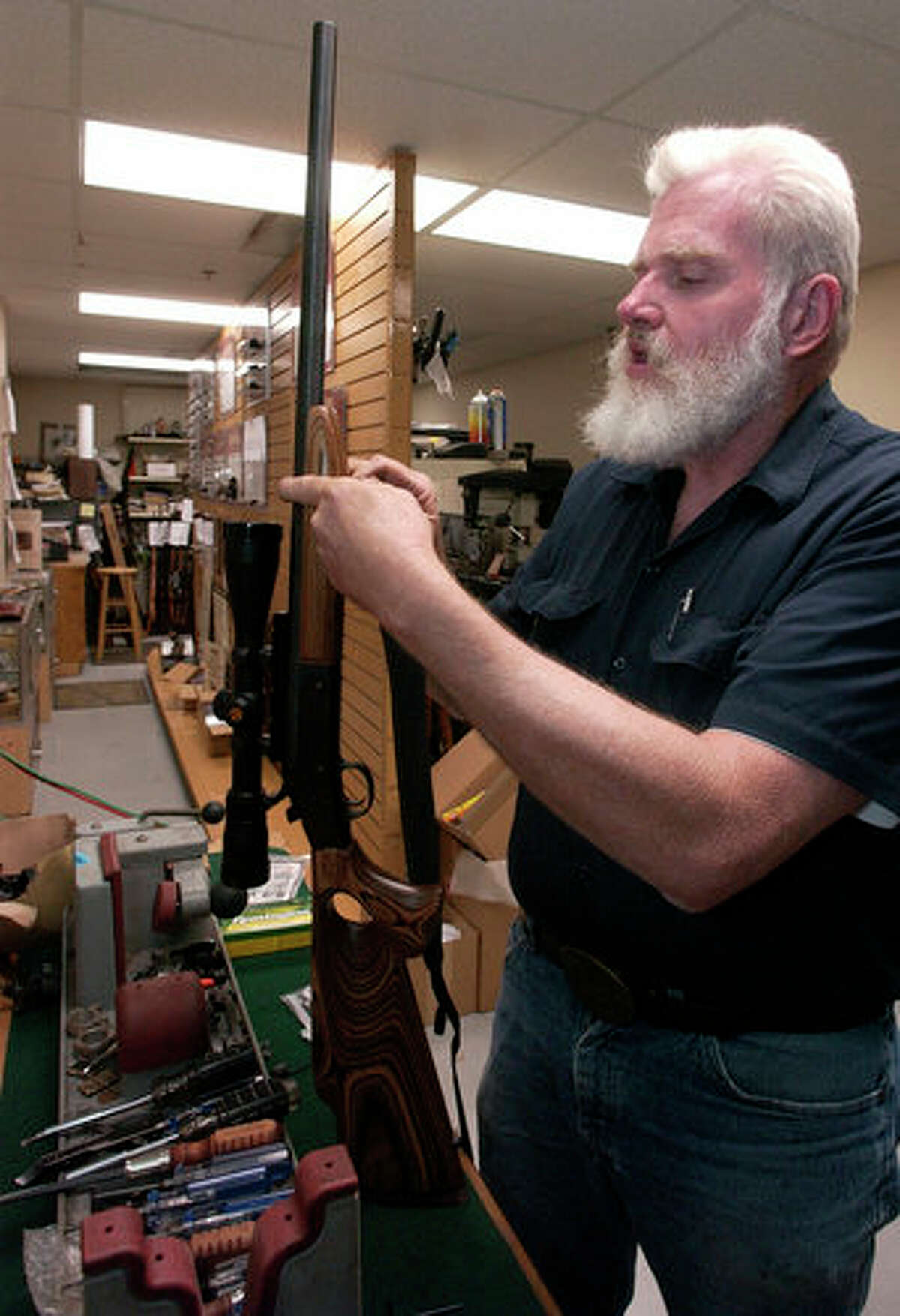 Gunsmith Gary Keith Dean has sights on rifle care
