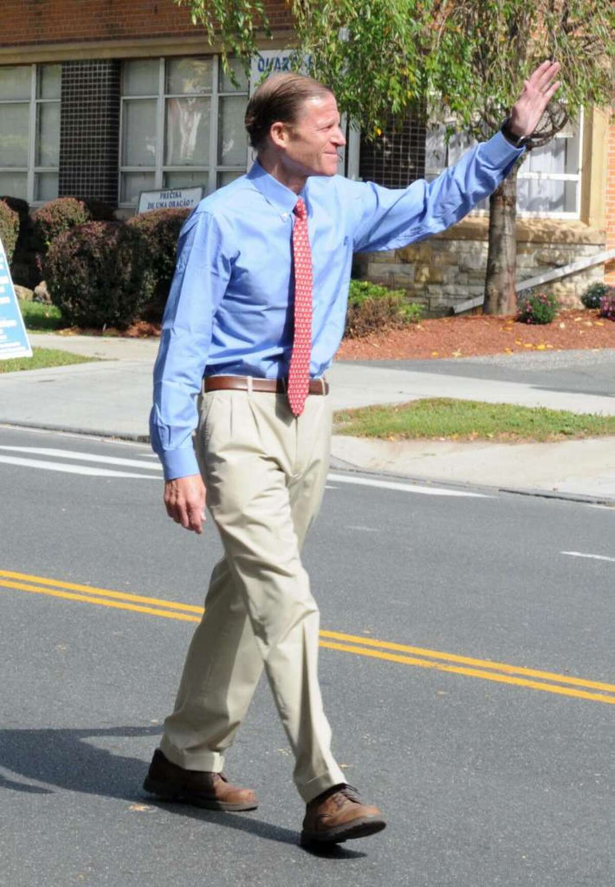 The Danbury Newtimes Parade was held on Sunday Sept. 13, 2009. Attorney General Richard Blumenthal.