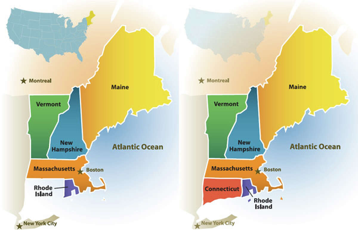 Map Of Ne England Malloy Puts Conn. Back On New England Map