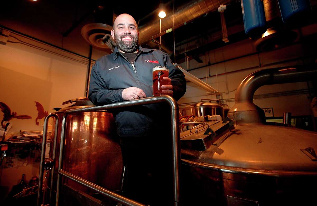 Scott Metzger, founder and CEO of San Antonio’s Freetail Brewing Co., is spearheading an effort to change distribution laws in Texas to allow brewpubs like Freetail to distribute their beers throughout Texas. Kin Man Hui/kmhui@express-news.net