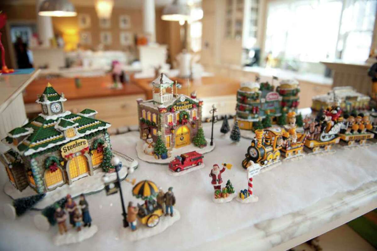 steelers christmas village