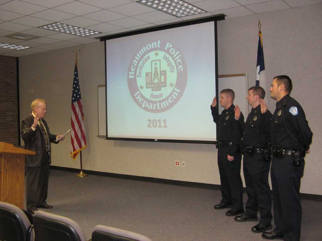 Three officers join Beaumont Police Department