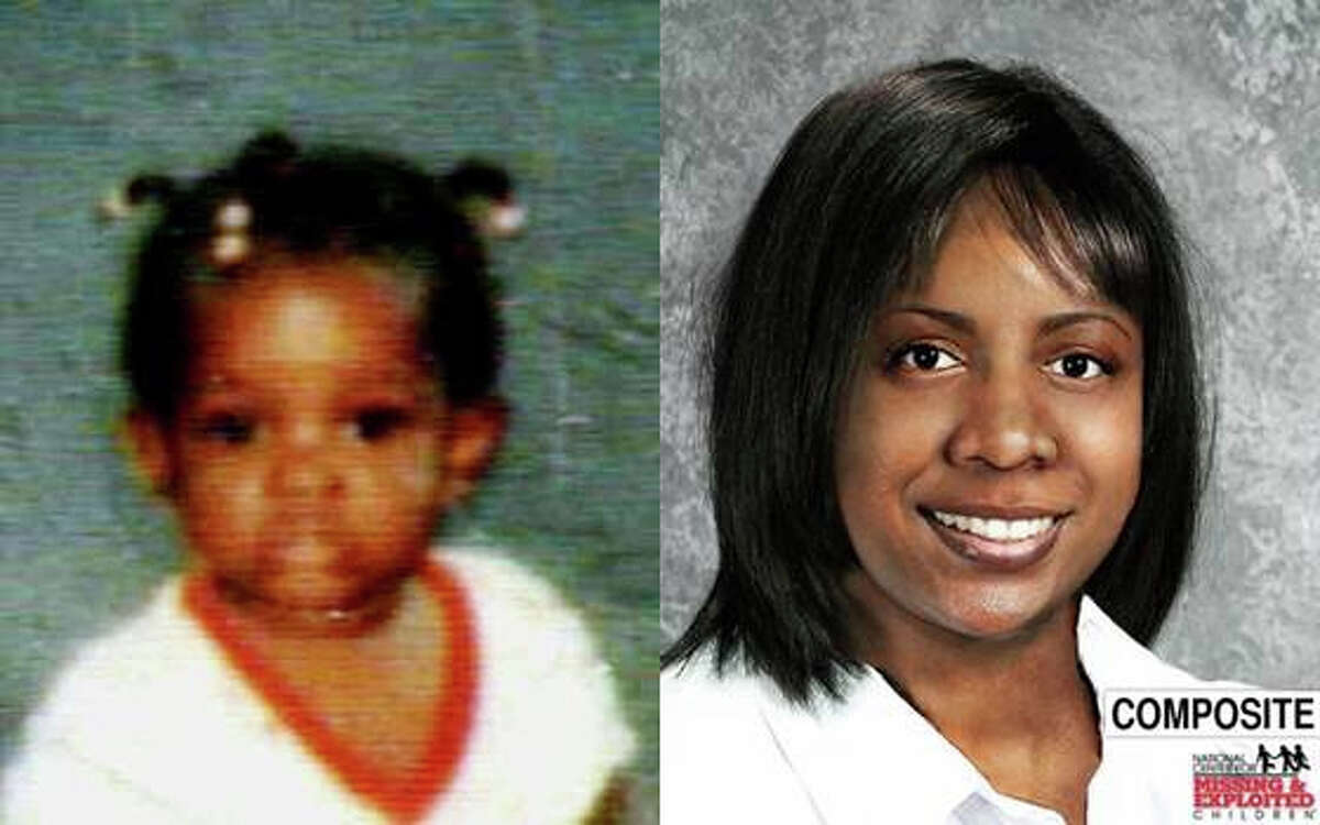 Jovonna Stacey Crawford as she appeared at the time of her disappearance on June 5, 1981 and how police believe she would appear today.