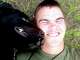 Fallen Marine's dog now is with his family