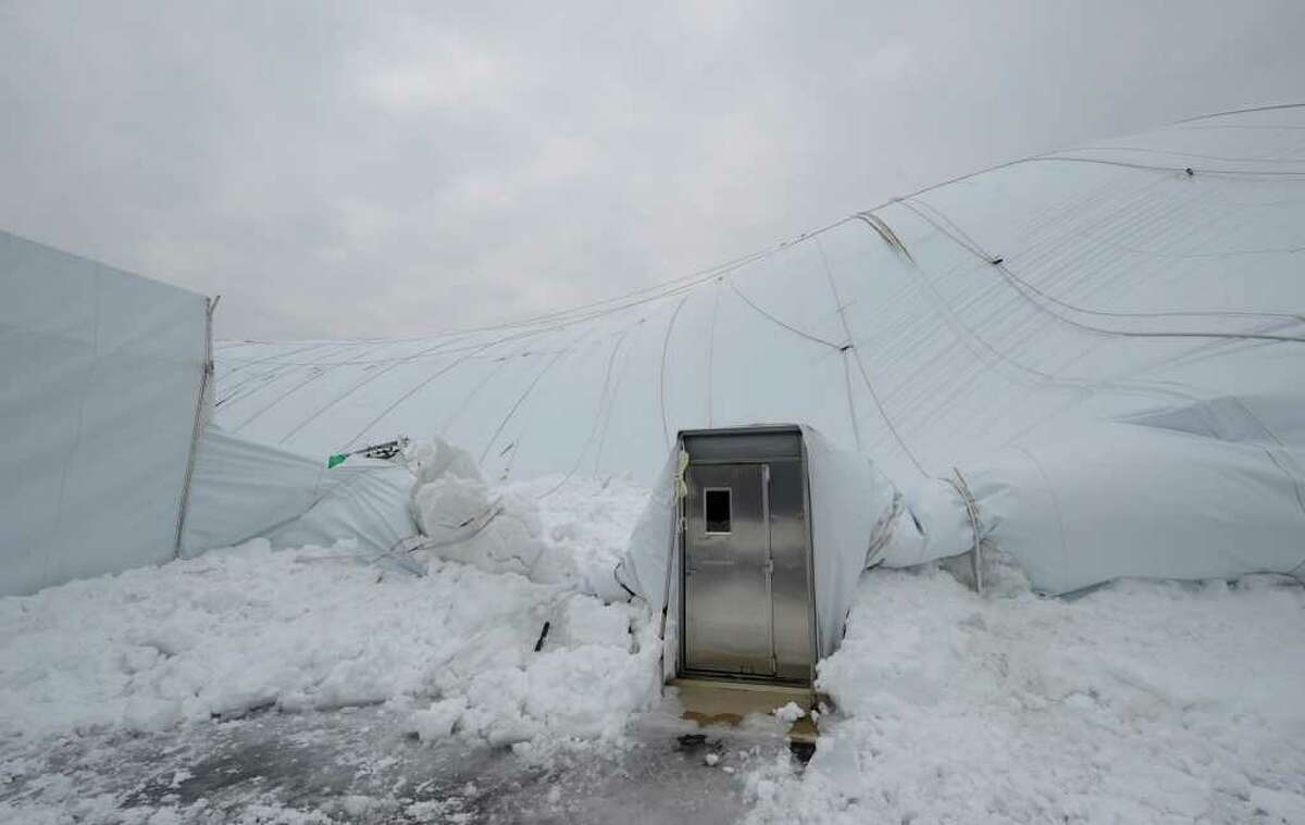Snow fears remain at damaged dome