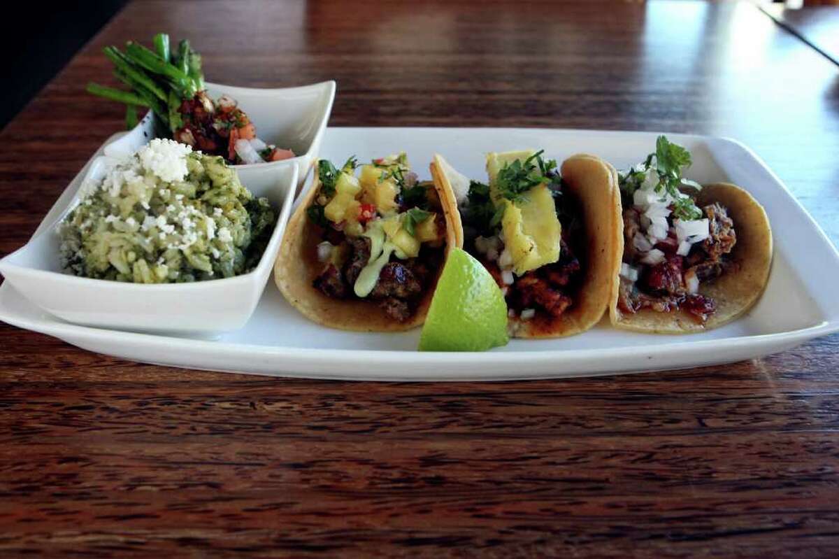 Urban Taco, 290 E. Basse Road, Suite 105 at Quarry Village, 210-332-5149Take a date: Urban Taco has a decidedly different feel than most local Mexican restaurants. The upscale Dallas-based small chain with a menu inspired by the street food culture of Mexico City combined with the coastal cuisine of Acapulco is just hip enough to be fun, without feeling like it's trying too hard.