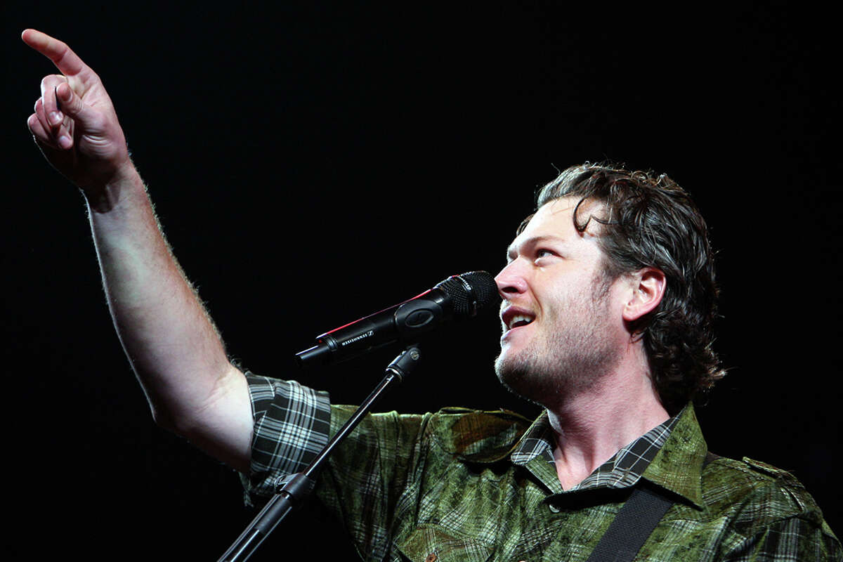 Blake Shelton gave a Valentine's Day performance last year at the San Antonio Stock Show & Rodeo. EXPRESS-NEWS FILE PHOTO