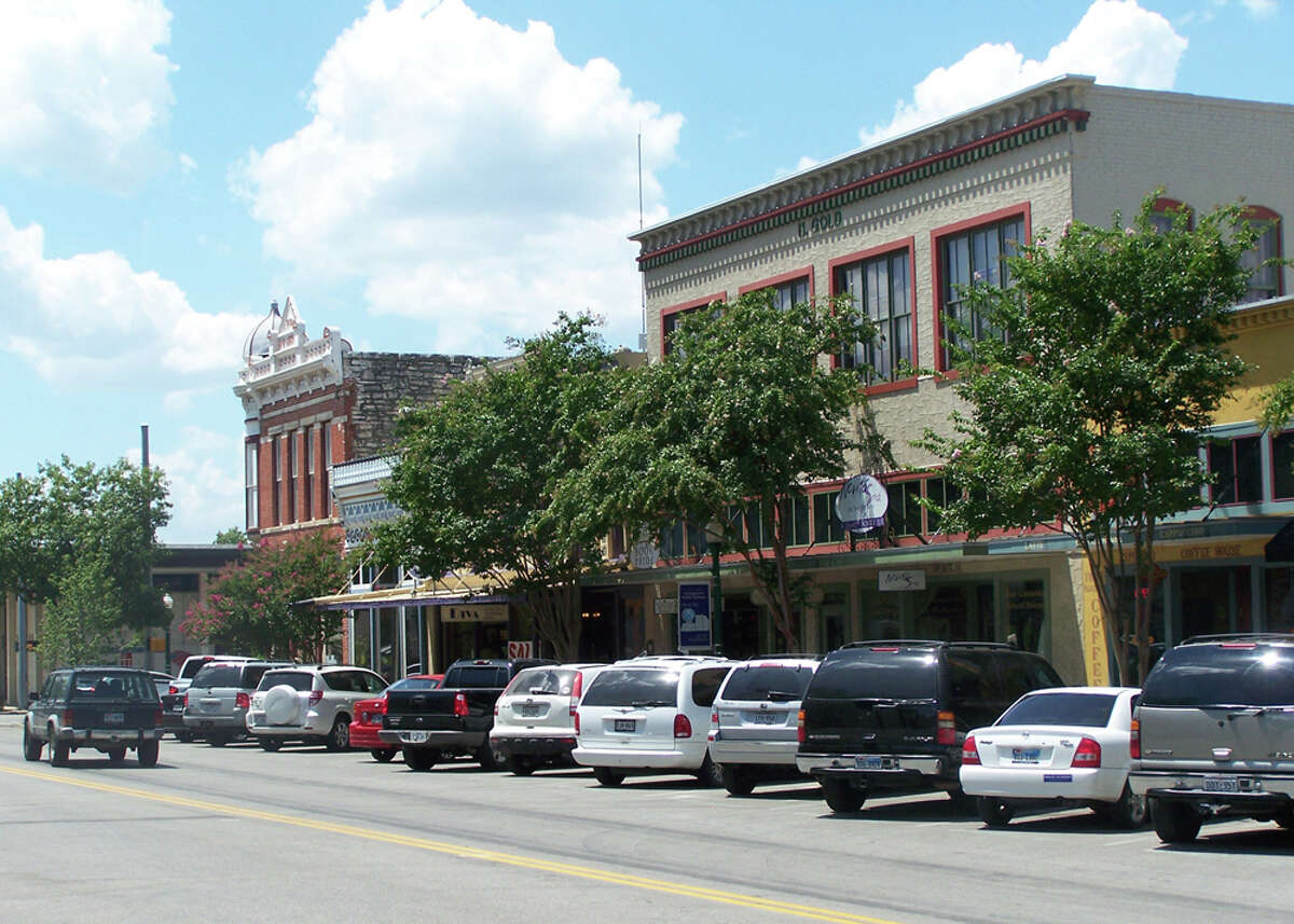 Charming old buildings hold a variety of shops in downtown Georgetown. BETTY TAYLOR / SPECIAL TO THE EXPRESS-NEWS