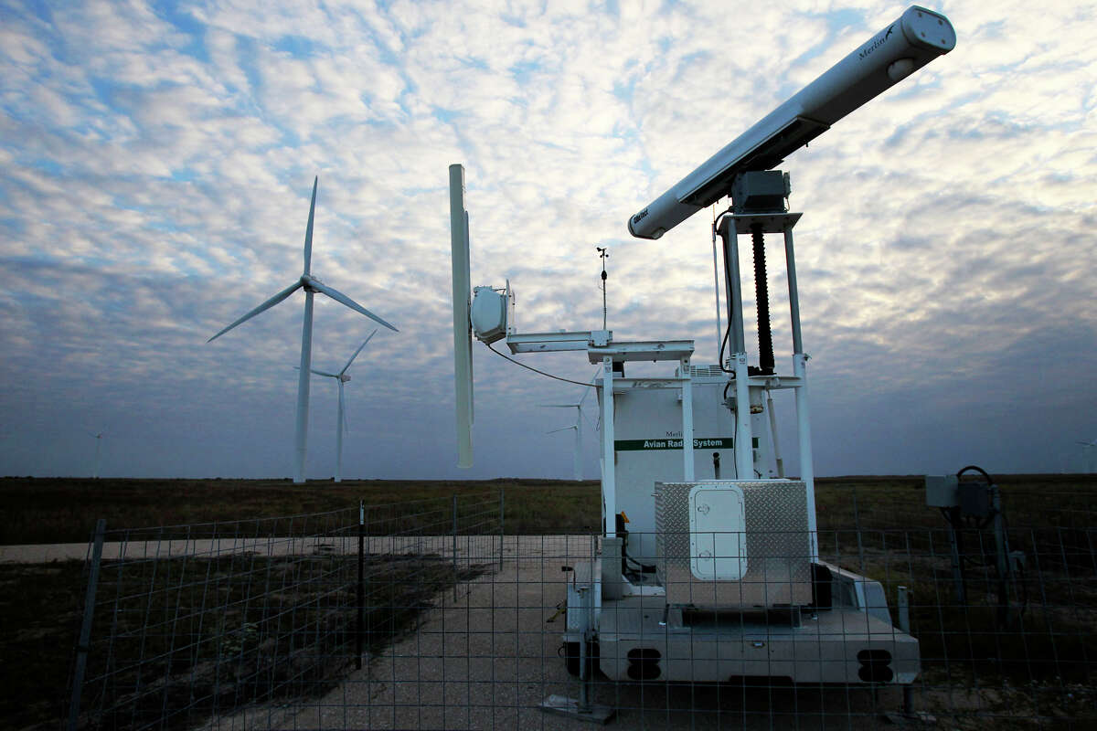 The Gulf Wind energy project near Sarita is using the Merlin Avian Radar system in an effort to protect the area's bats and migratory birds. Gulf Wind says the system can detect approaching birds and activate "mitigation responses including the idling of turbines."