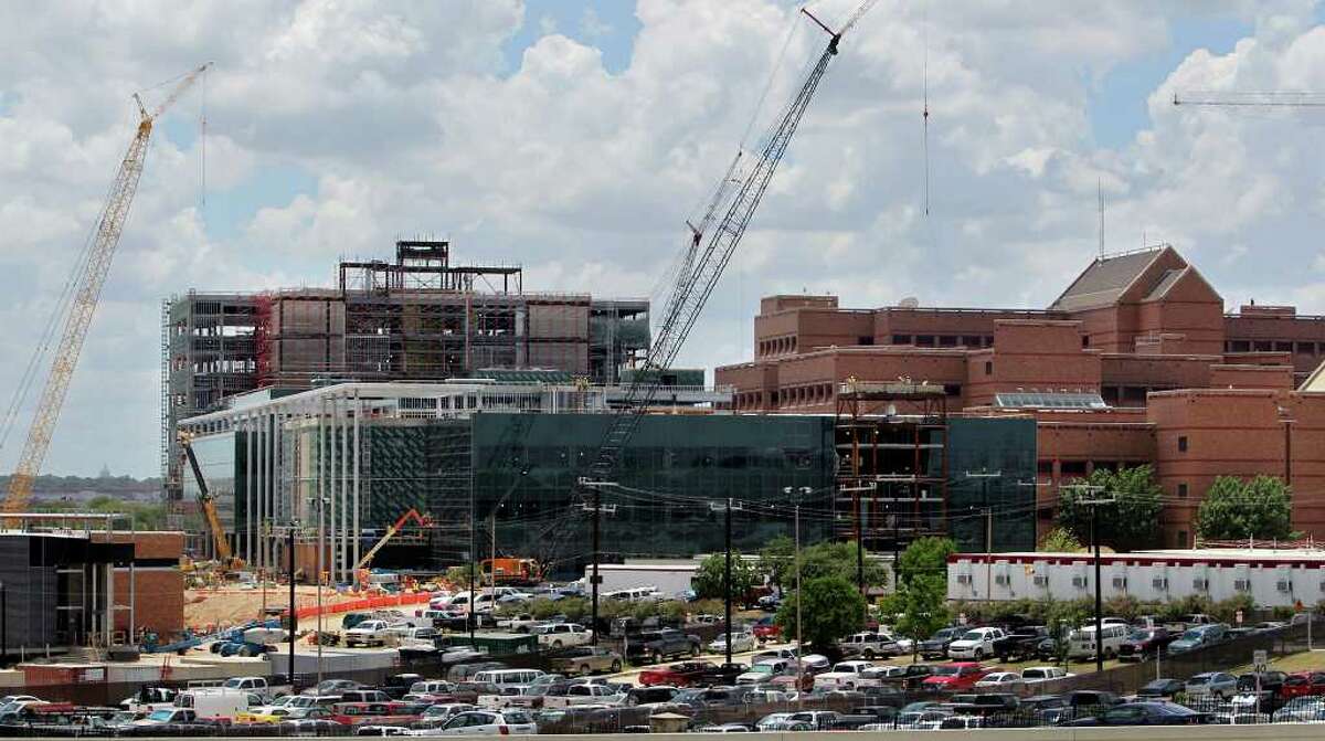 This 2010 photo shows some of the construction activity at the new BAMC facilities.