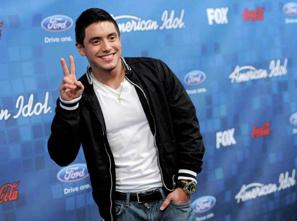 "American Idol" finalist Stefano Langone poses at the "American Idol" Finalists Party in Los Angeles, Thursday, March 3, 2011.