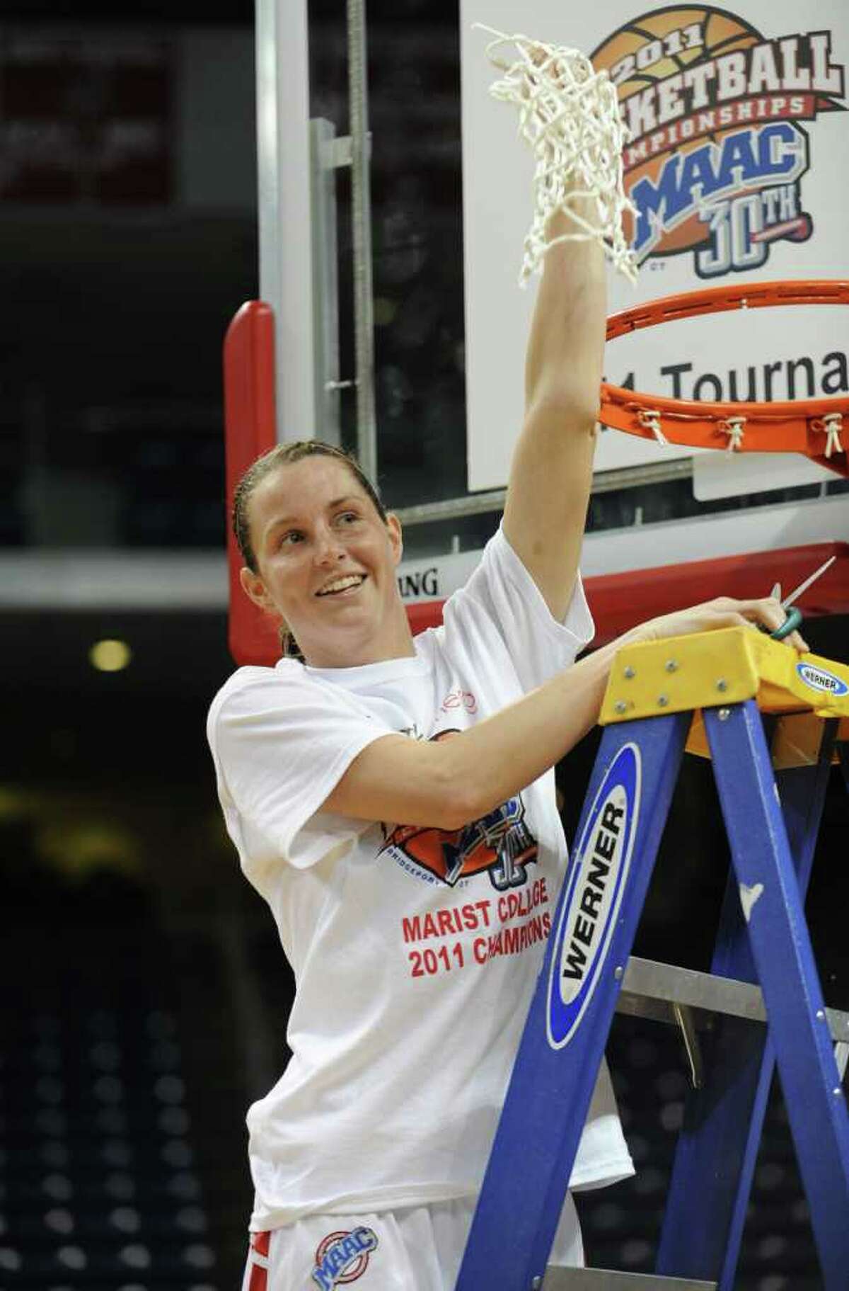 MAAC conference tournament women's basketball finals at the Webster Bank Arena at Harbor Yard in Bridgeport on Monday, March 7, 2011. Marist defeated Loyola 63-45.