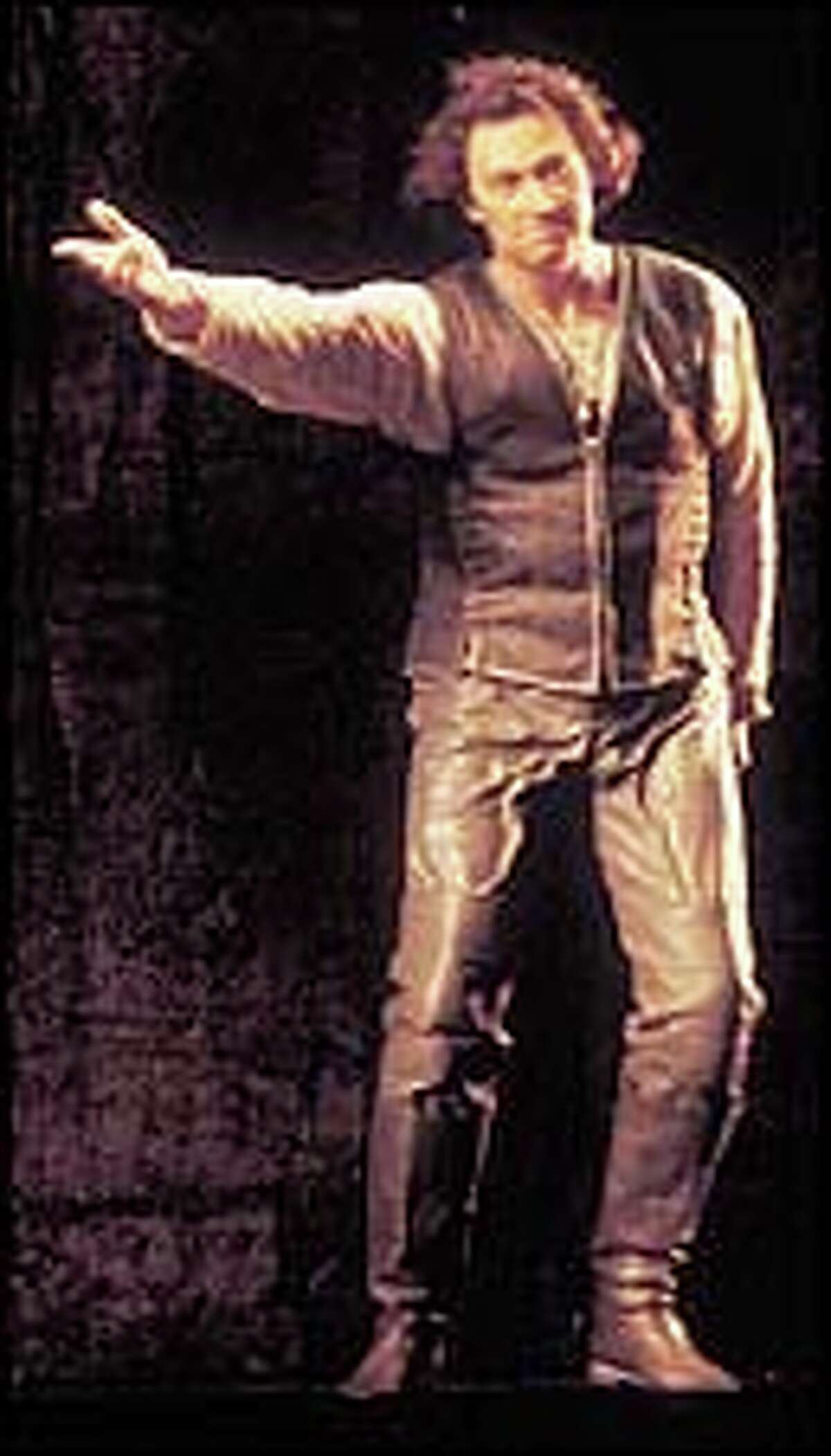 Richard Berkeley-Steele, above, has replaced the injured Alan Woodrow as Siegfried in the "Ring" cycle.