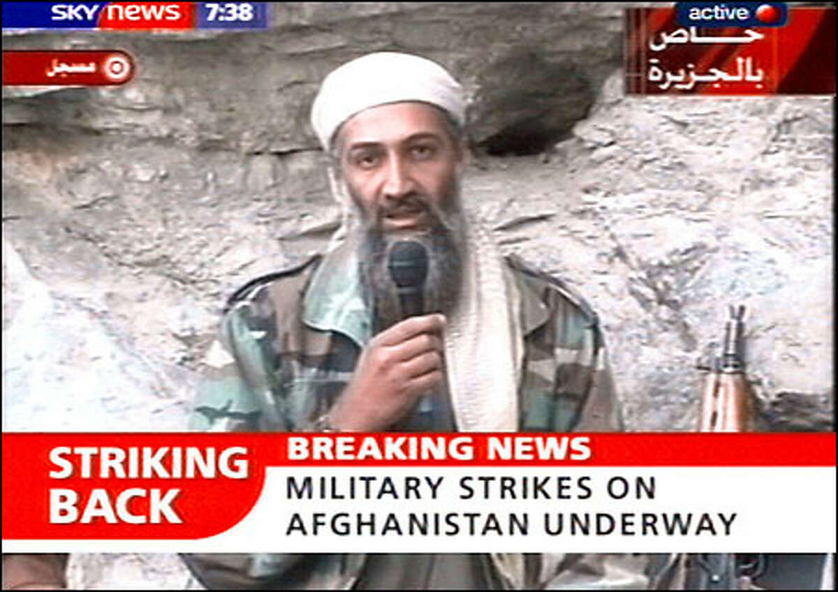 Bin Laden praises God for last month's terrorist attacks